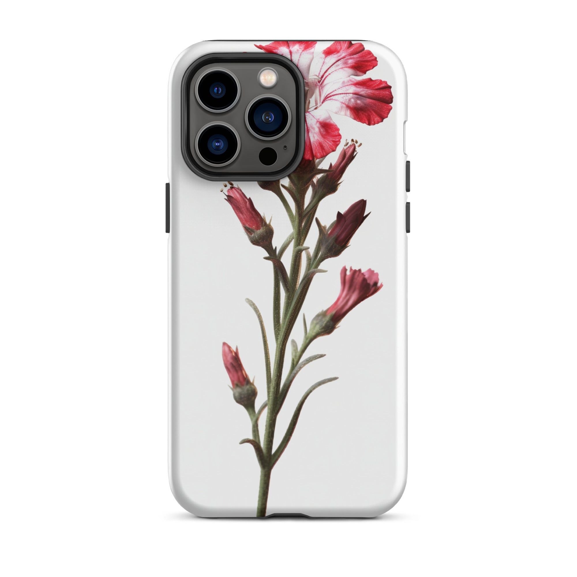 Sweet William Catchfly Flower iPhone Case by Visual Verse - Image 30