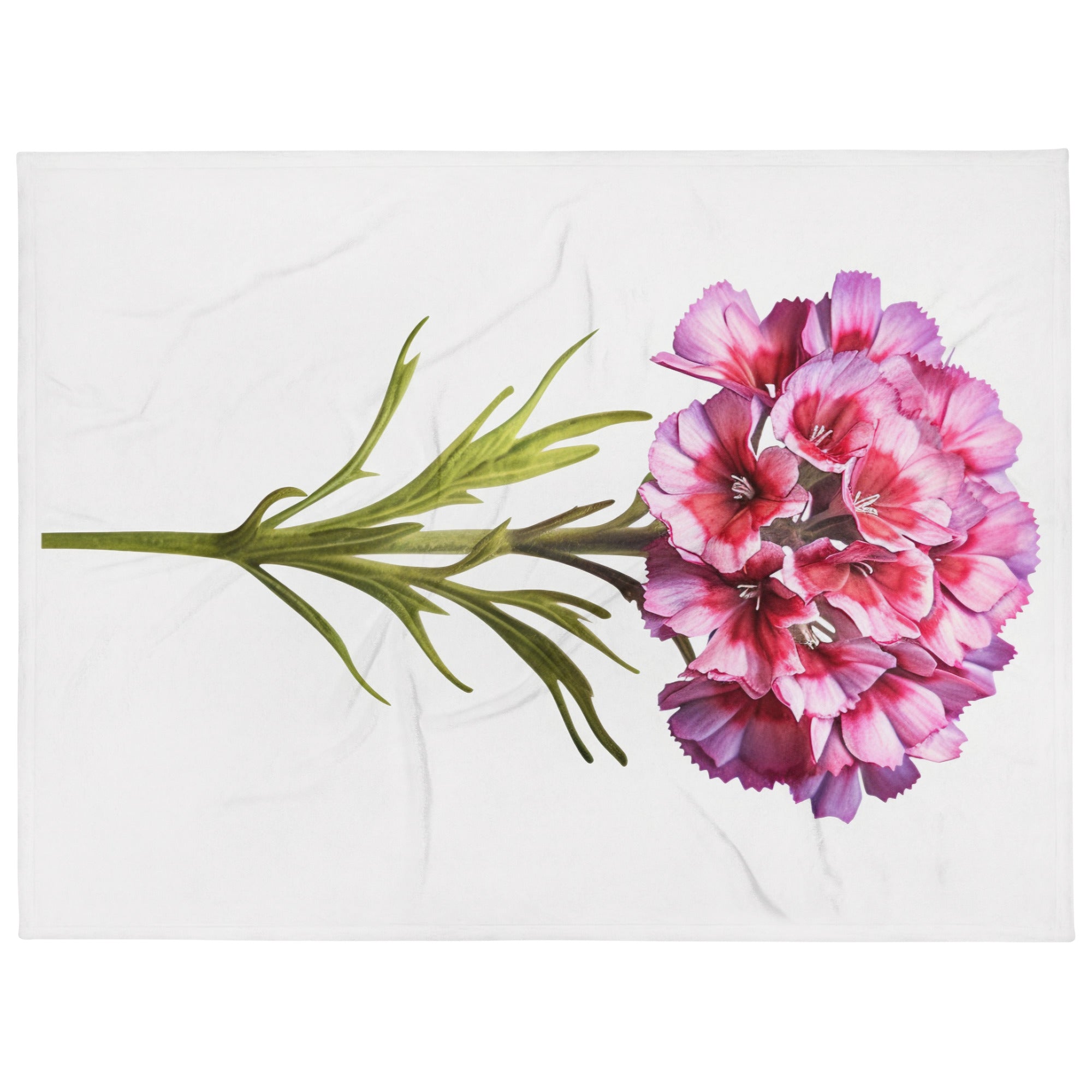 Sweet William Flower Blanket by Visual Verse - Image 1