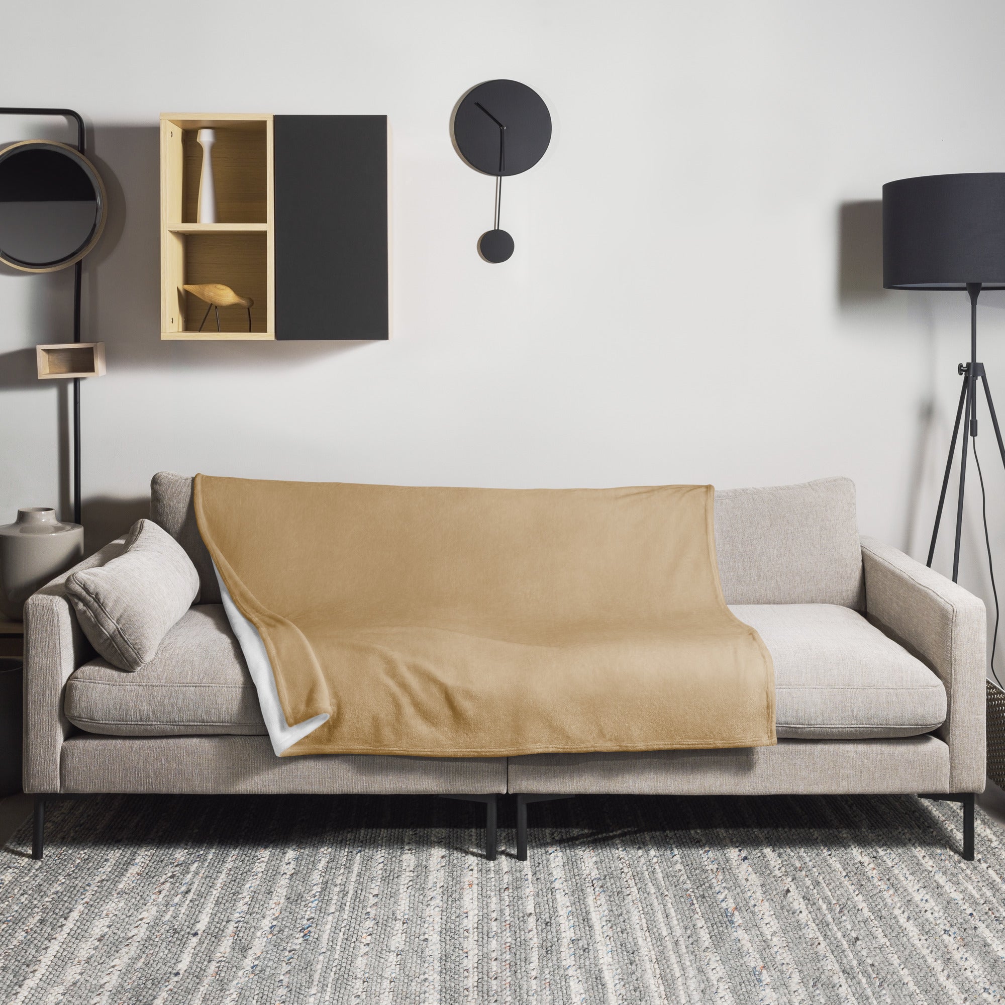 Tan Color Blanket by Visual Verse - Image 1