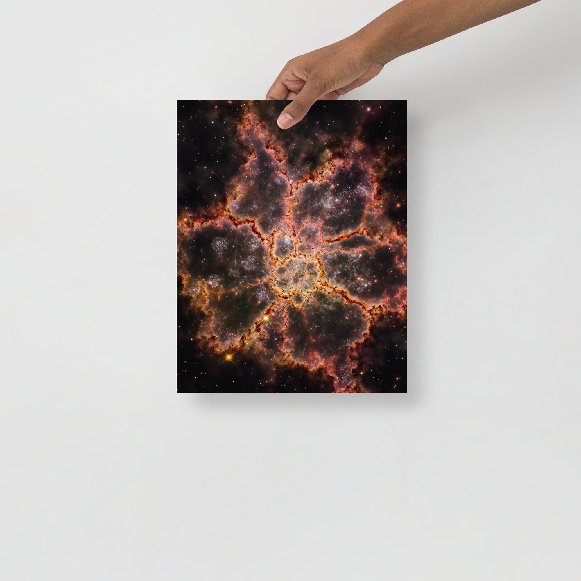 Tarantula Nebula Cosmic Voyage Celestial Web Art Poster by Visual Verse - Image 3