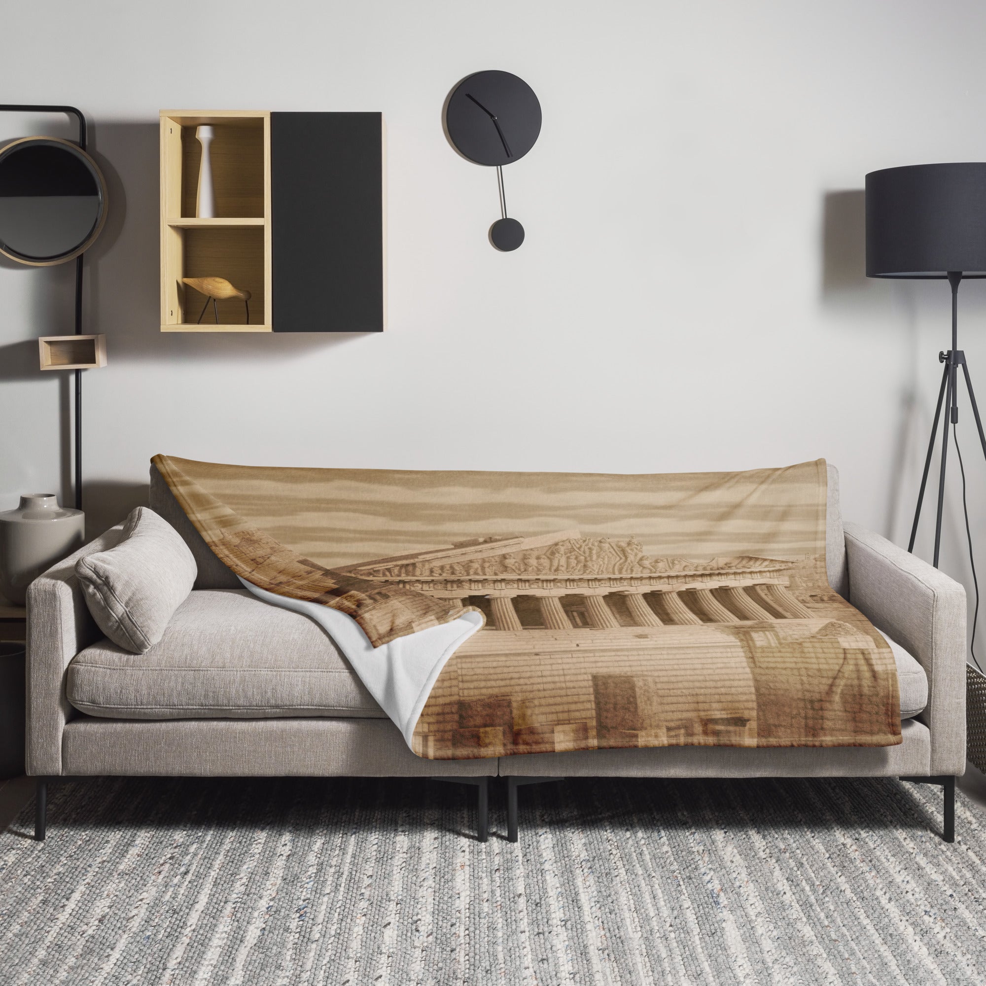 The Acropolis Greece Blanket by Visual Verse - Image 1