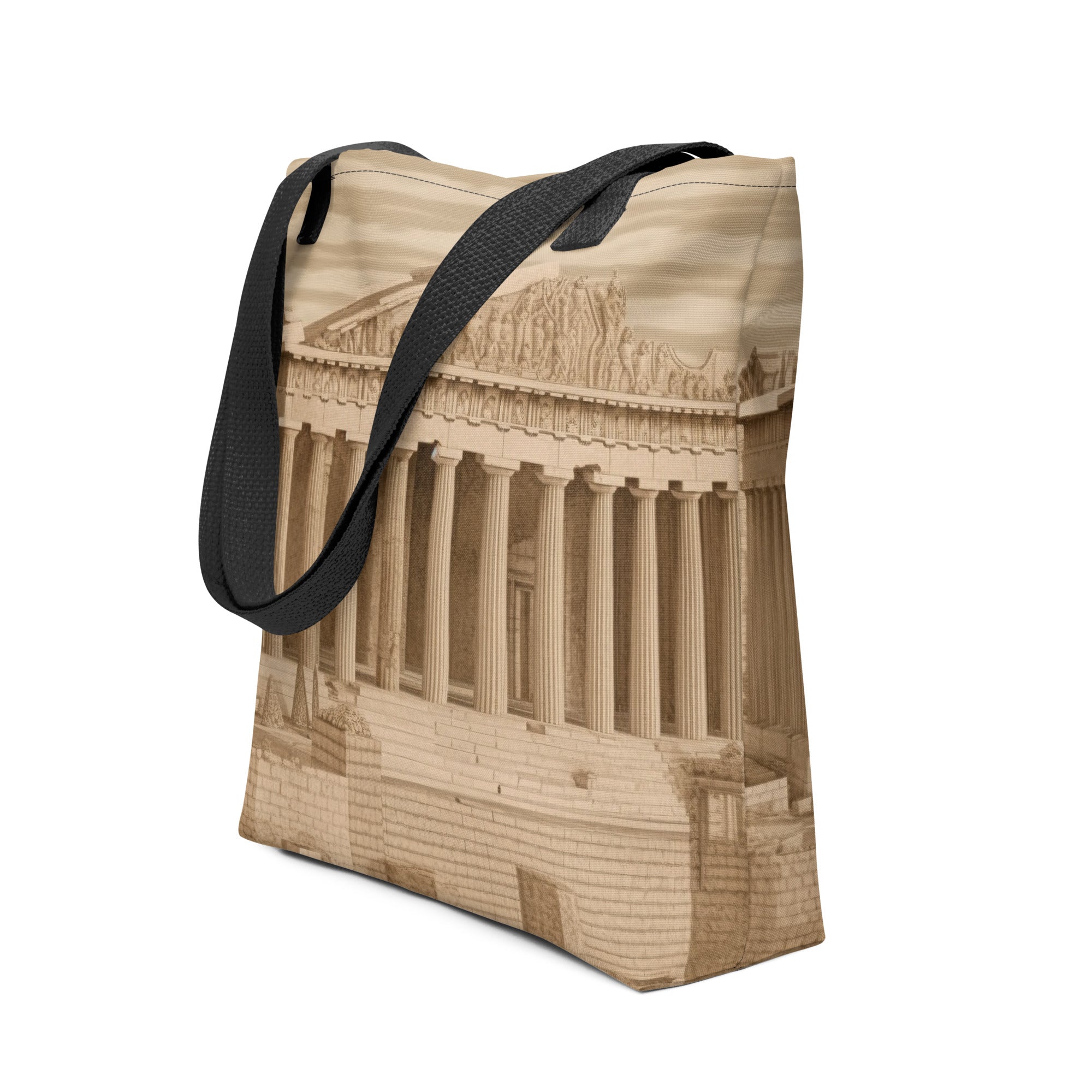 The Acropolis Greece Tote Bag by Visual Verse - Image 1