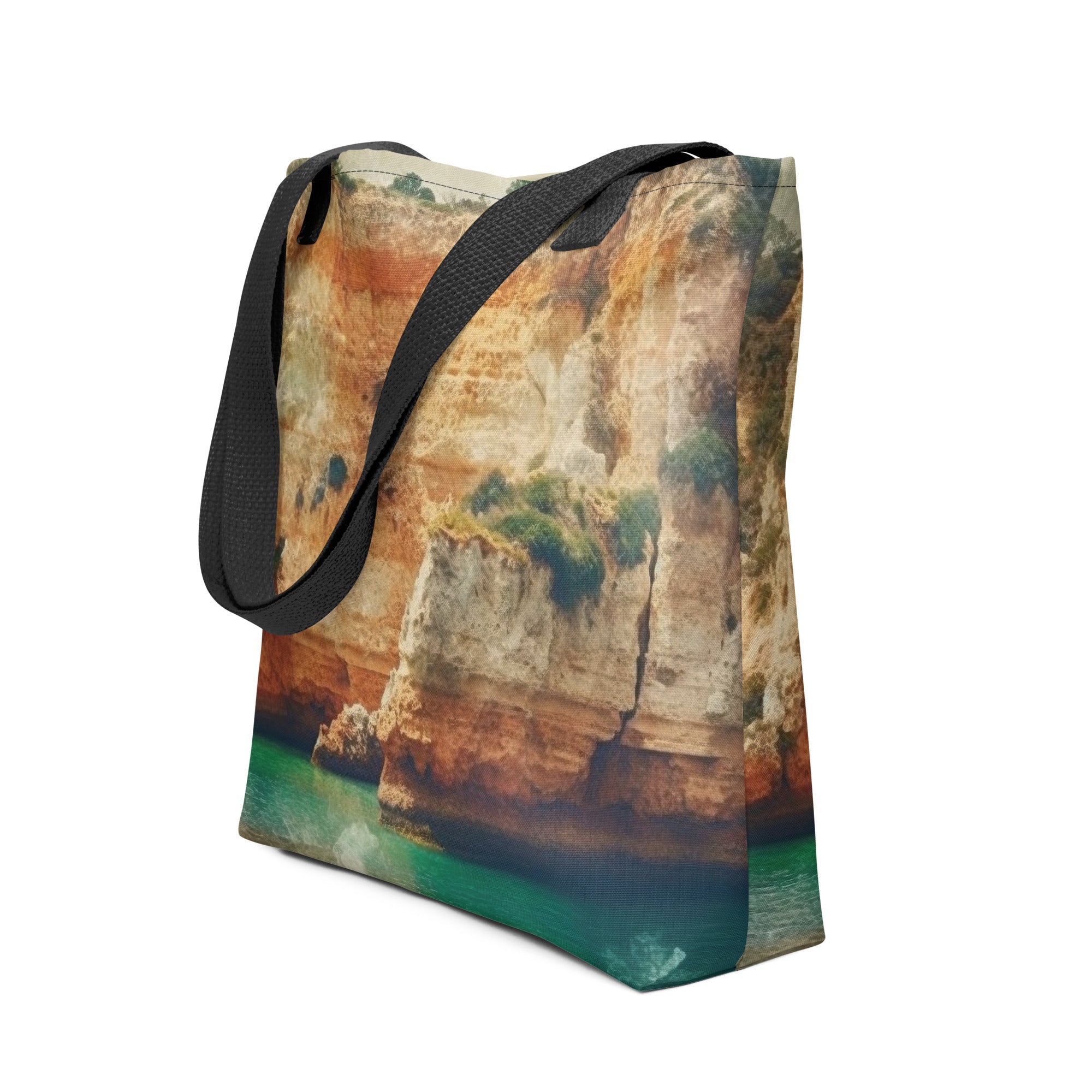 The Algarve Cliffs Portugal Tote Bag by Visual Verse - Image 1