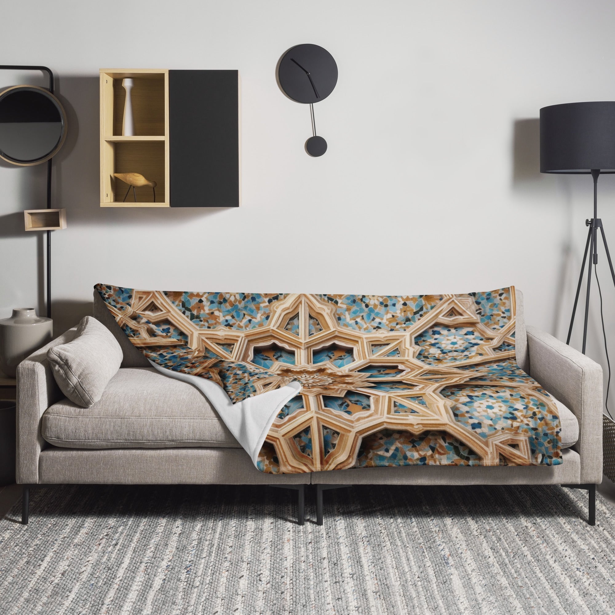 The Alhambra Spain Blanket by Visual Verse - Image 1