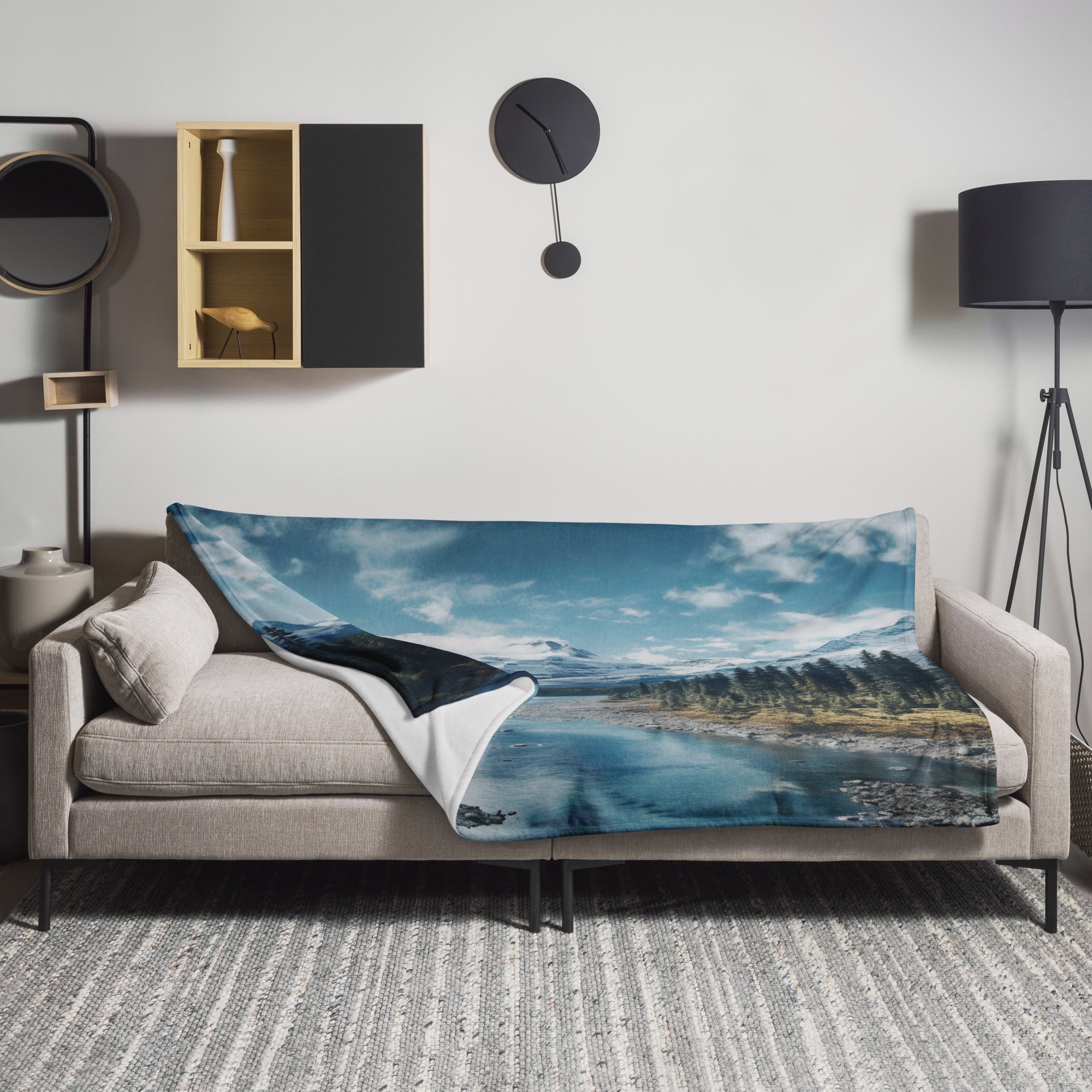 The Banff National Park Canada Blanket by Visual Verse - Image 1