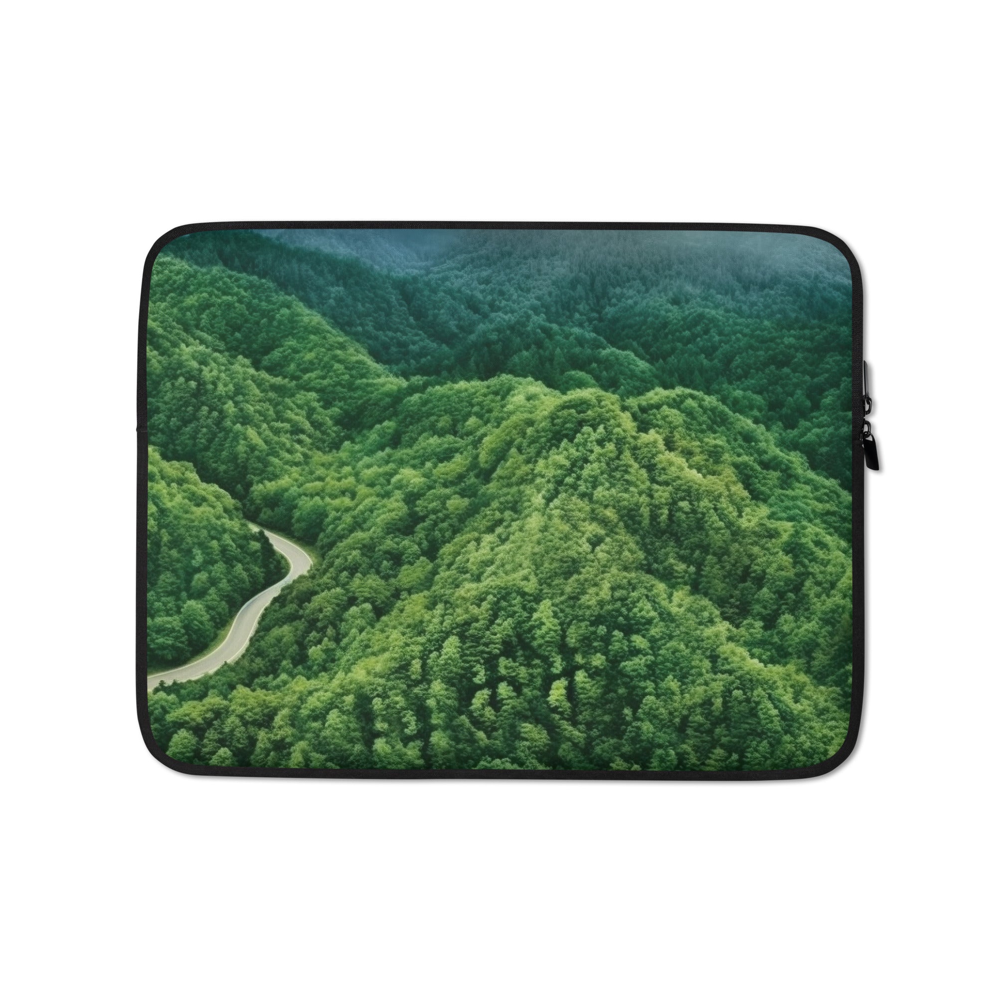 The Blue Ridge Parkway USA Laptop Sleeve by Visual Verse - Image 2