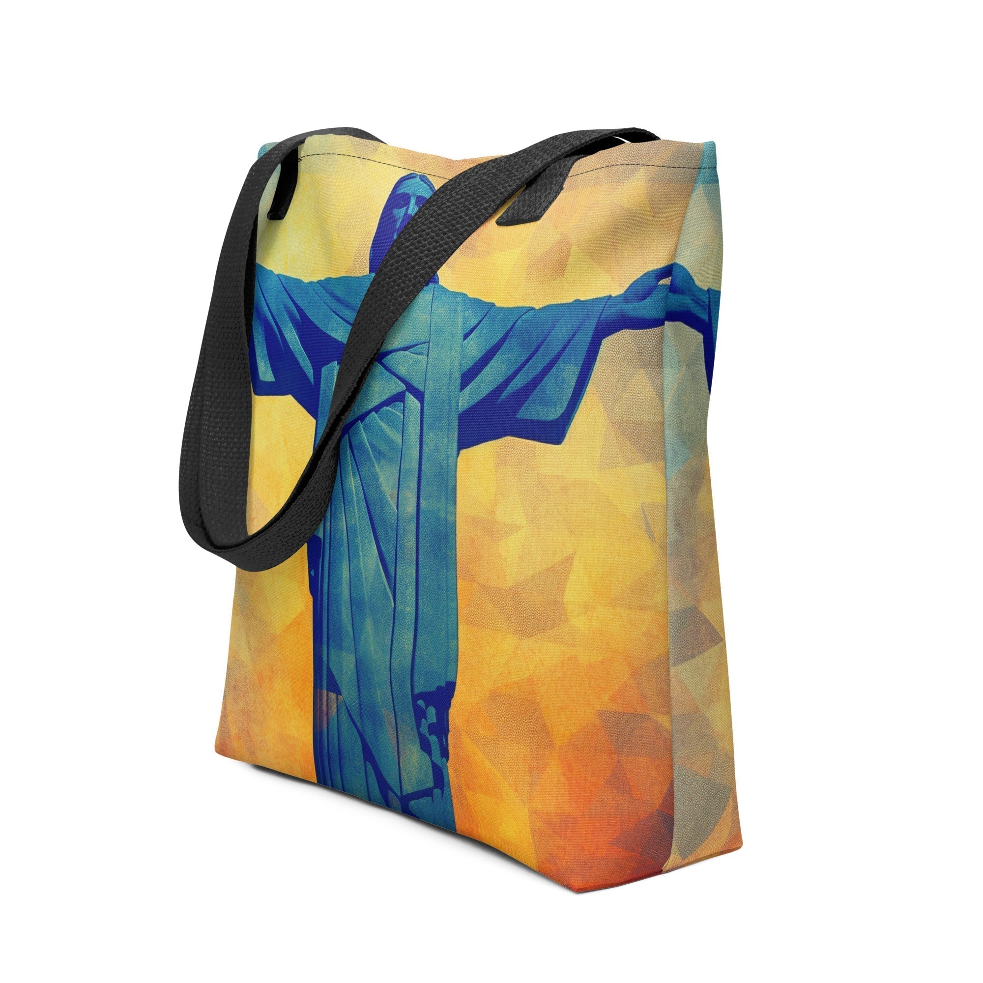 The Christ The Redeemer Statue Brazil Tote Bag by Visual Verse - Image 1