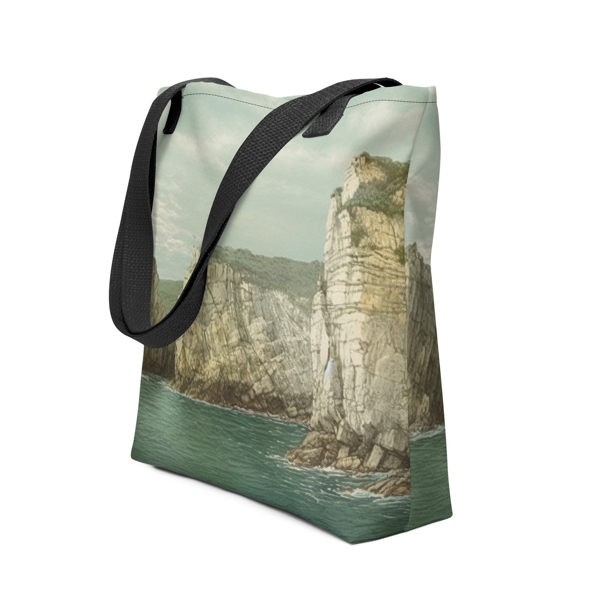 The Cliffs of Dover England Tote Bag by Visual Verse - Image 1