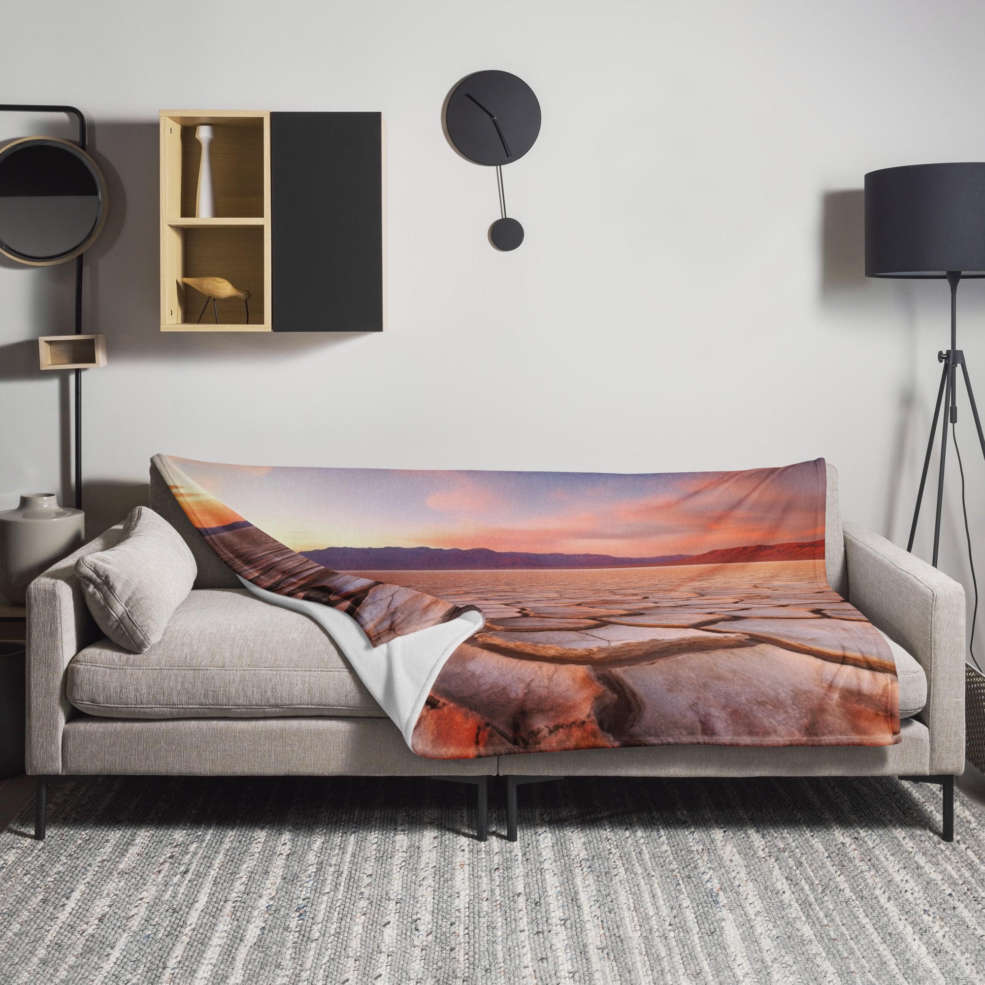 The Death Valley USA Blanket by Visual Verse - Image 1