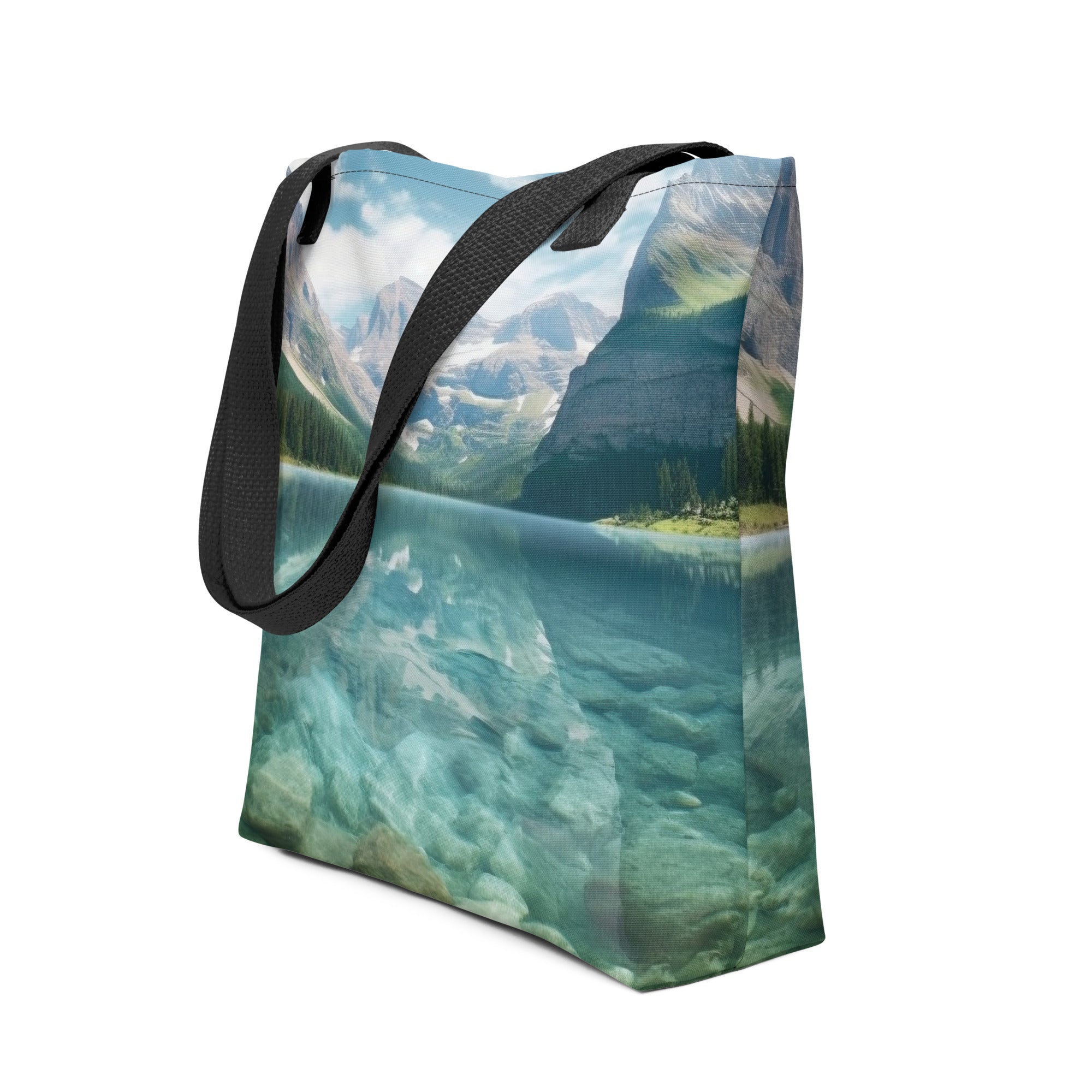 The Glacier National Park USA Tote Bag by Visual Verse - Image 1