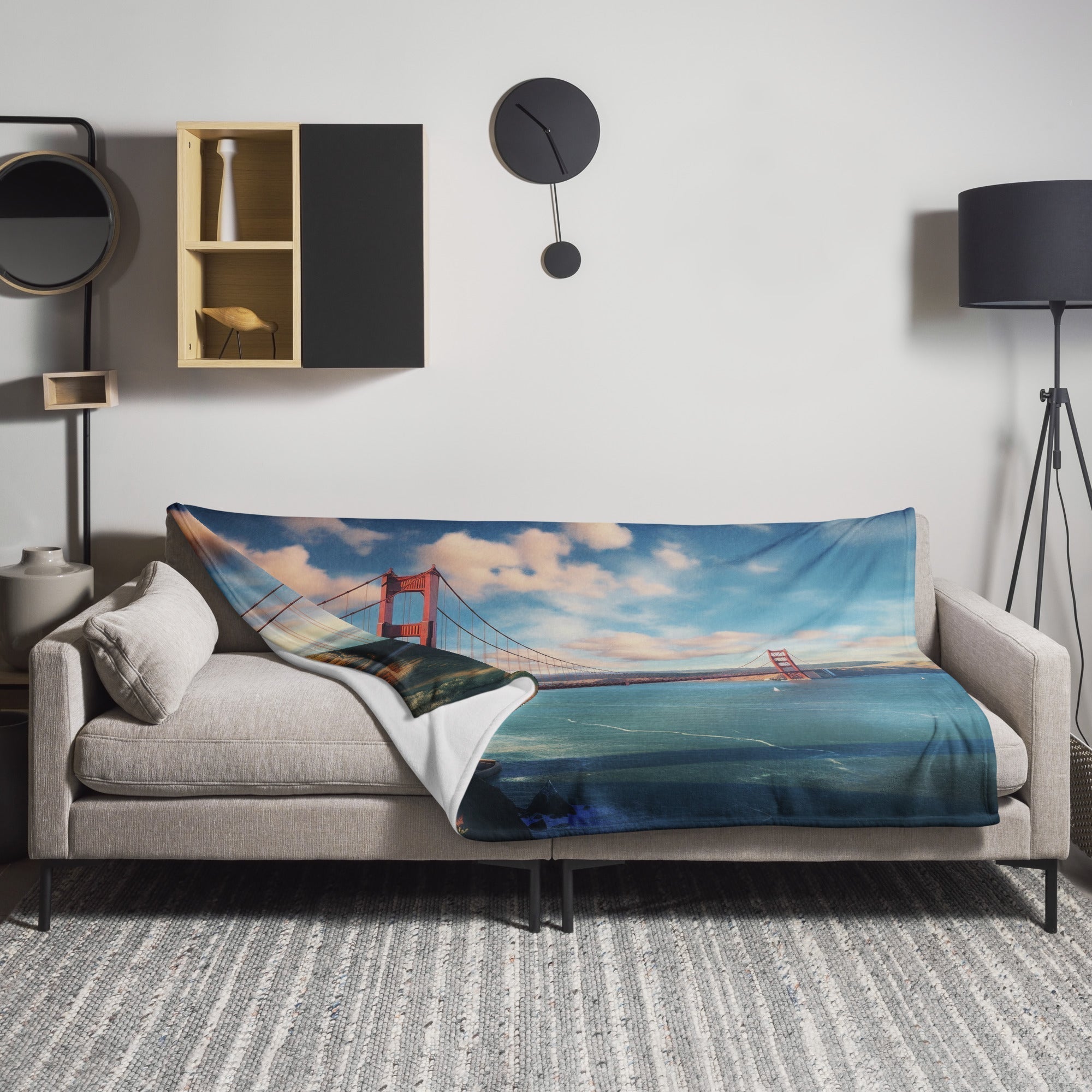The Golden Gate Bridge Blanket by Visual Verse - Image 1