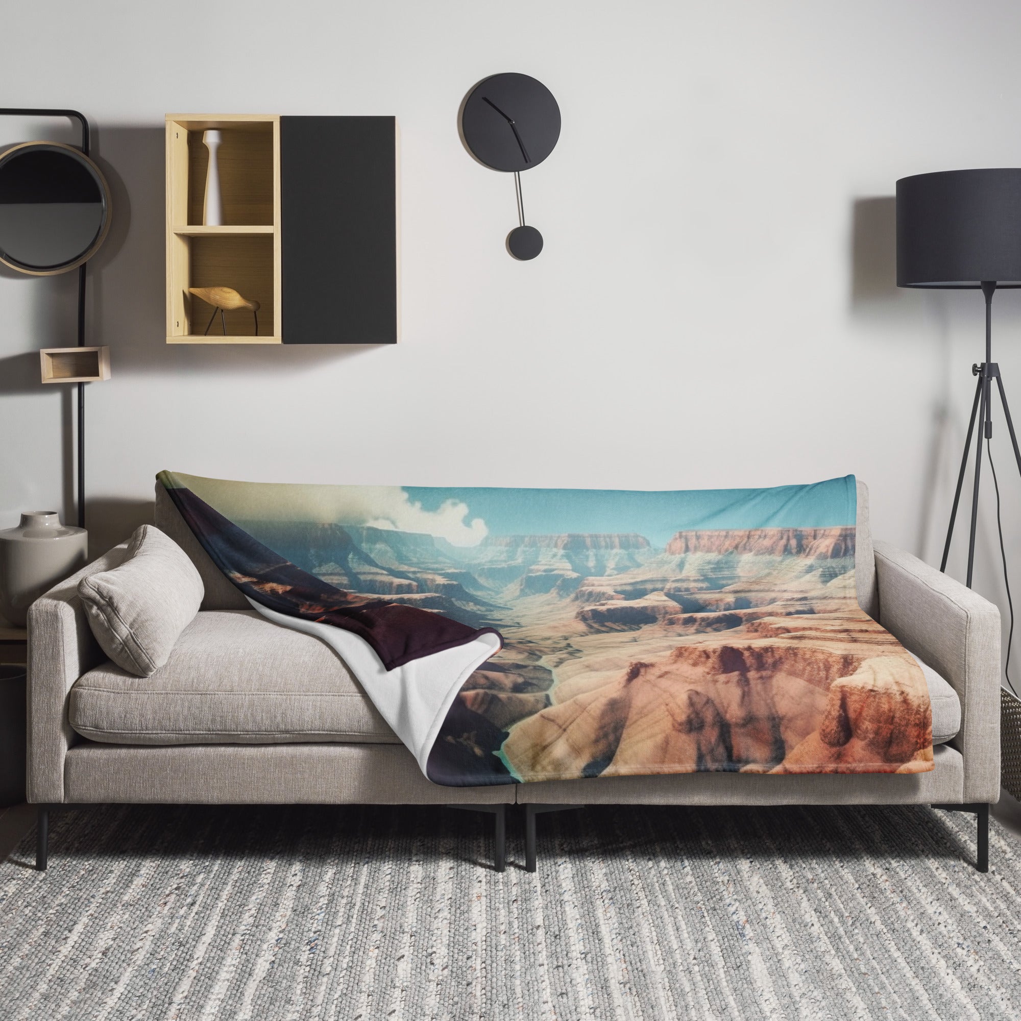 The Grand Canyon Arizona USA Blanket by Visual Verse - Image 1