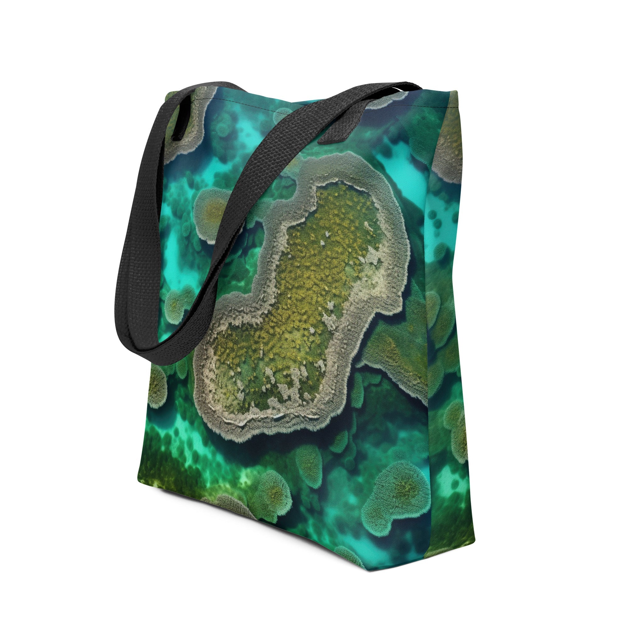 The Great Blue Hole Belize Tote Bag by Visual Verse - Image 1
