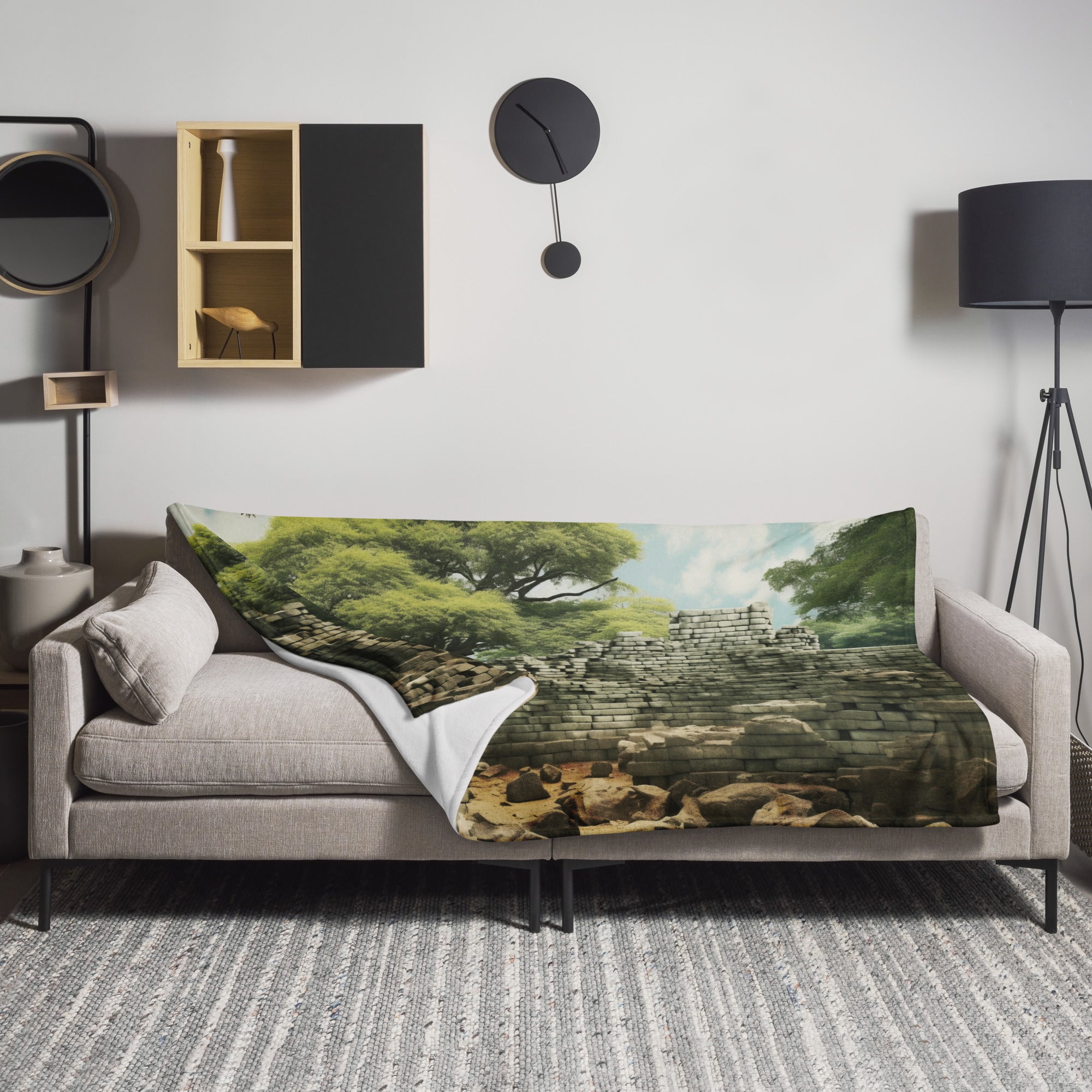 The Great Zimbabwe Ruins Zimbabwe Blanket by Visual Verse - Image 1