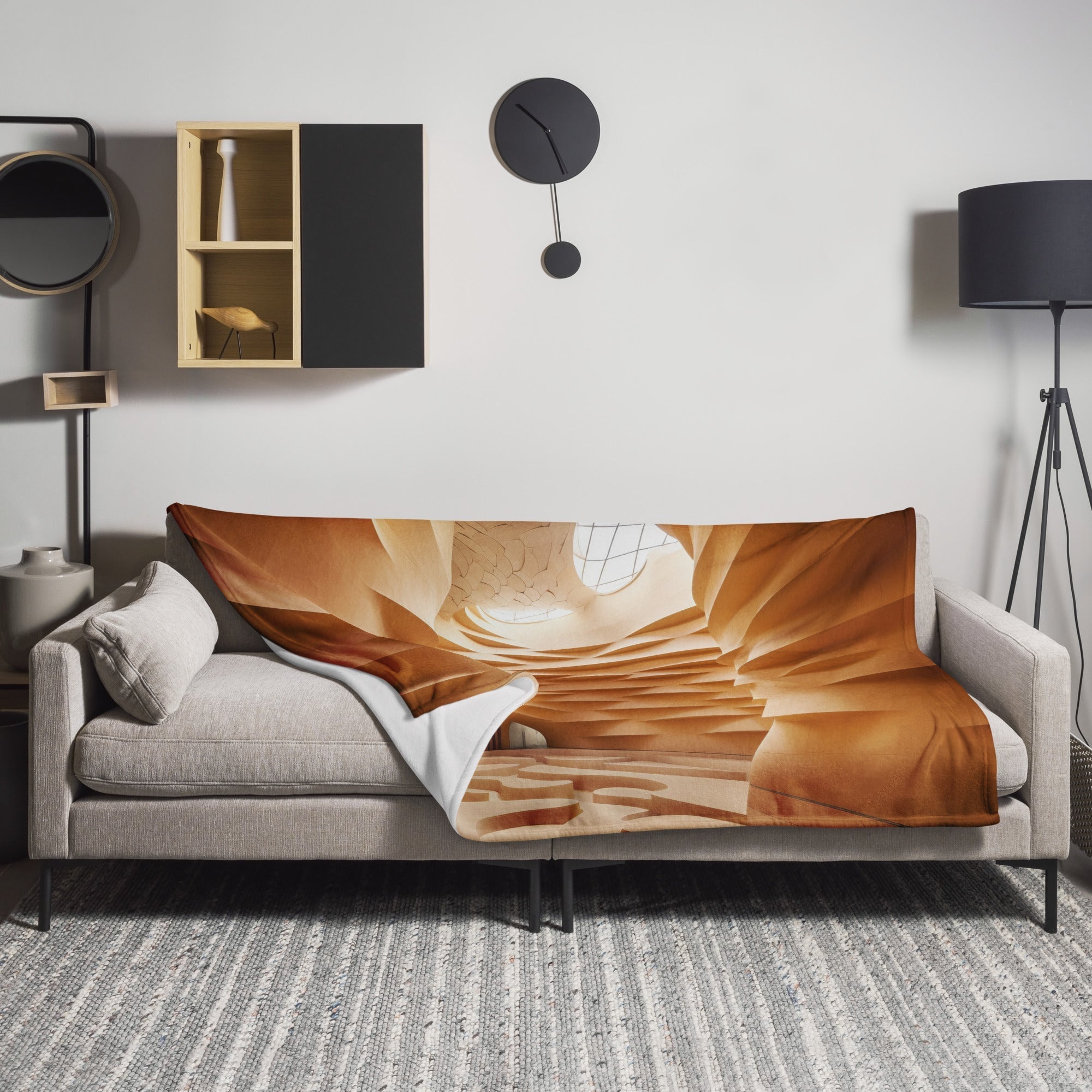 The Guggenheim Museum Spain Blanket by Visual Verse - Image 1