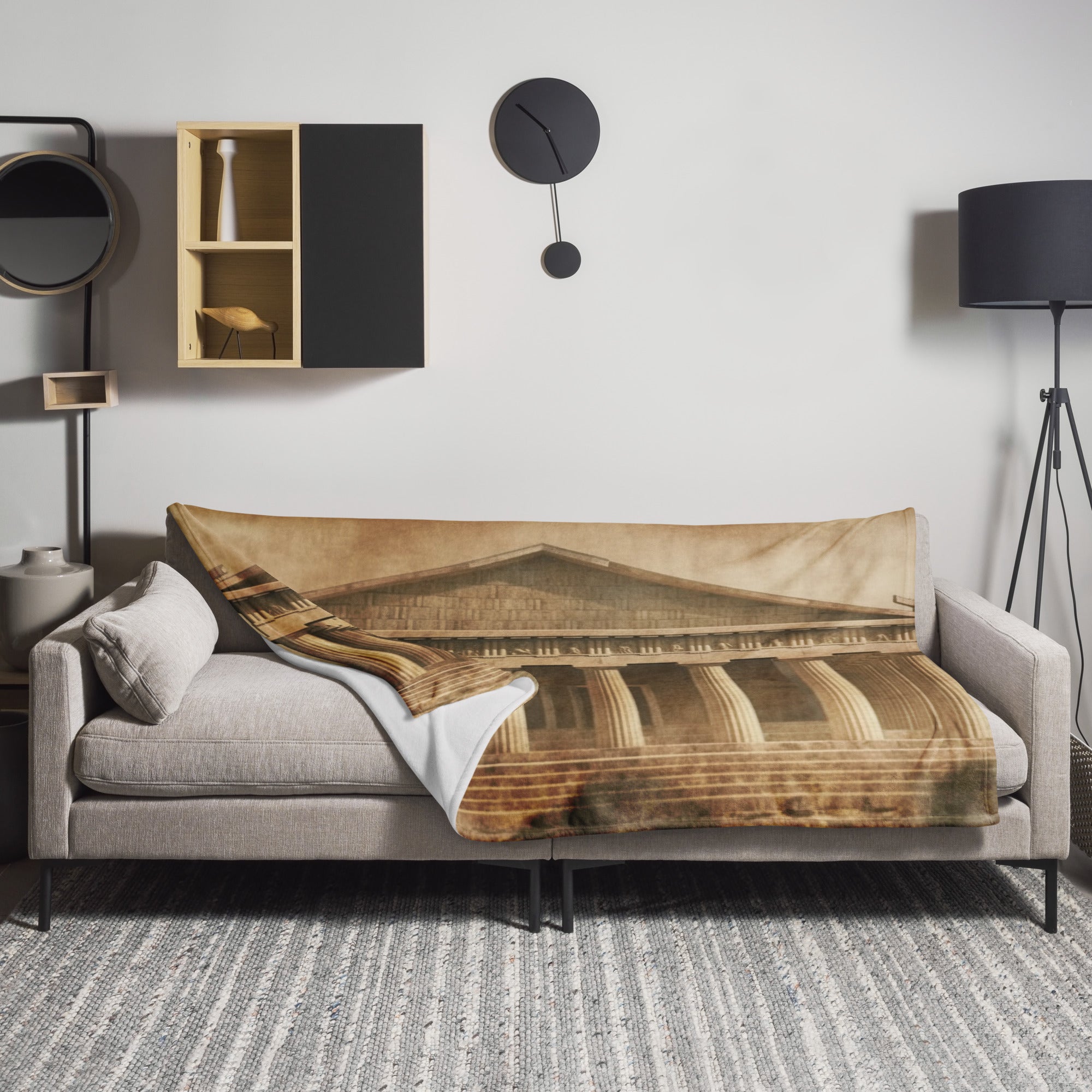 The Parthenon Greece Blanket by Visual Verse - Image 1