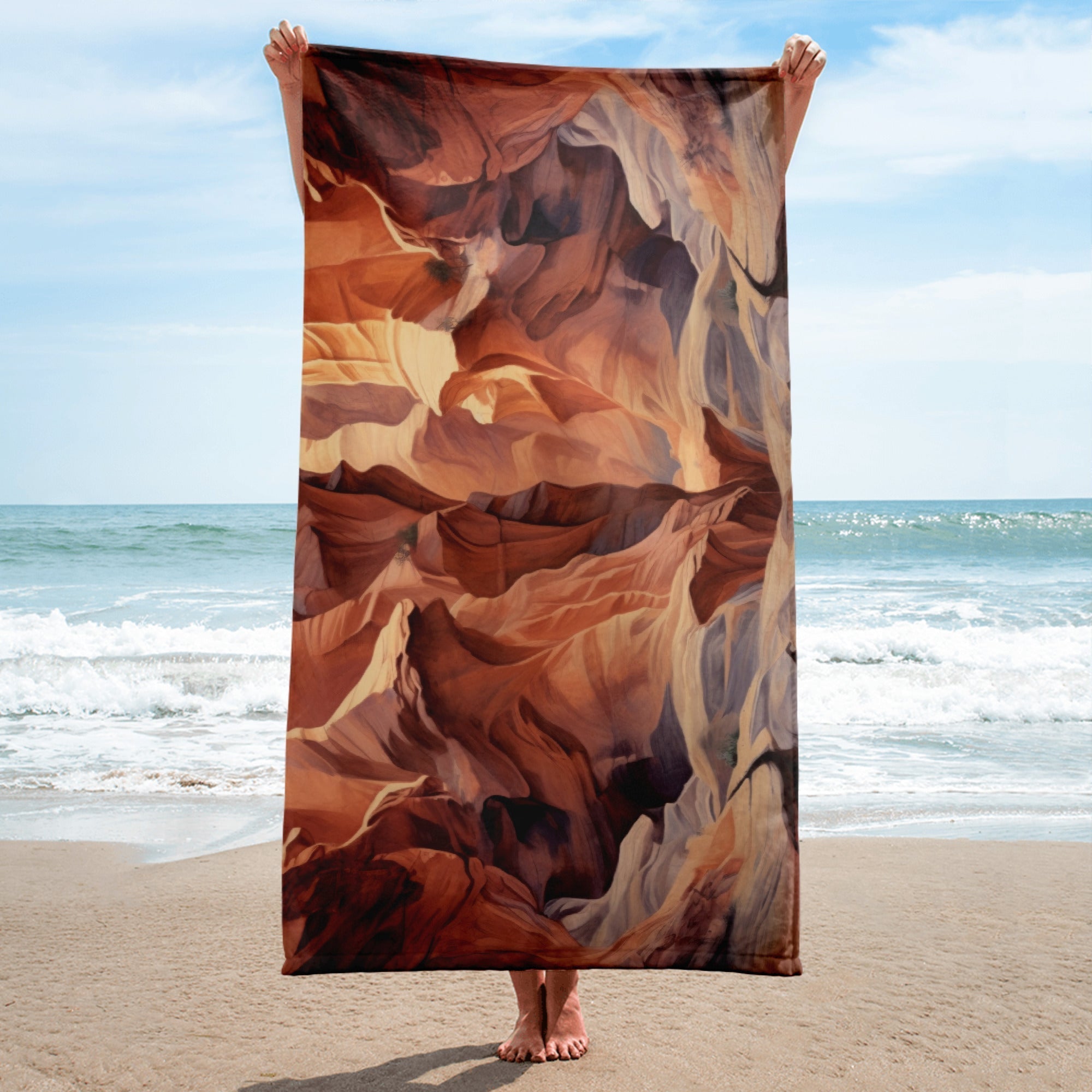 The Petra Jordan Beach Towel by Visual Verse - Image 2