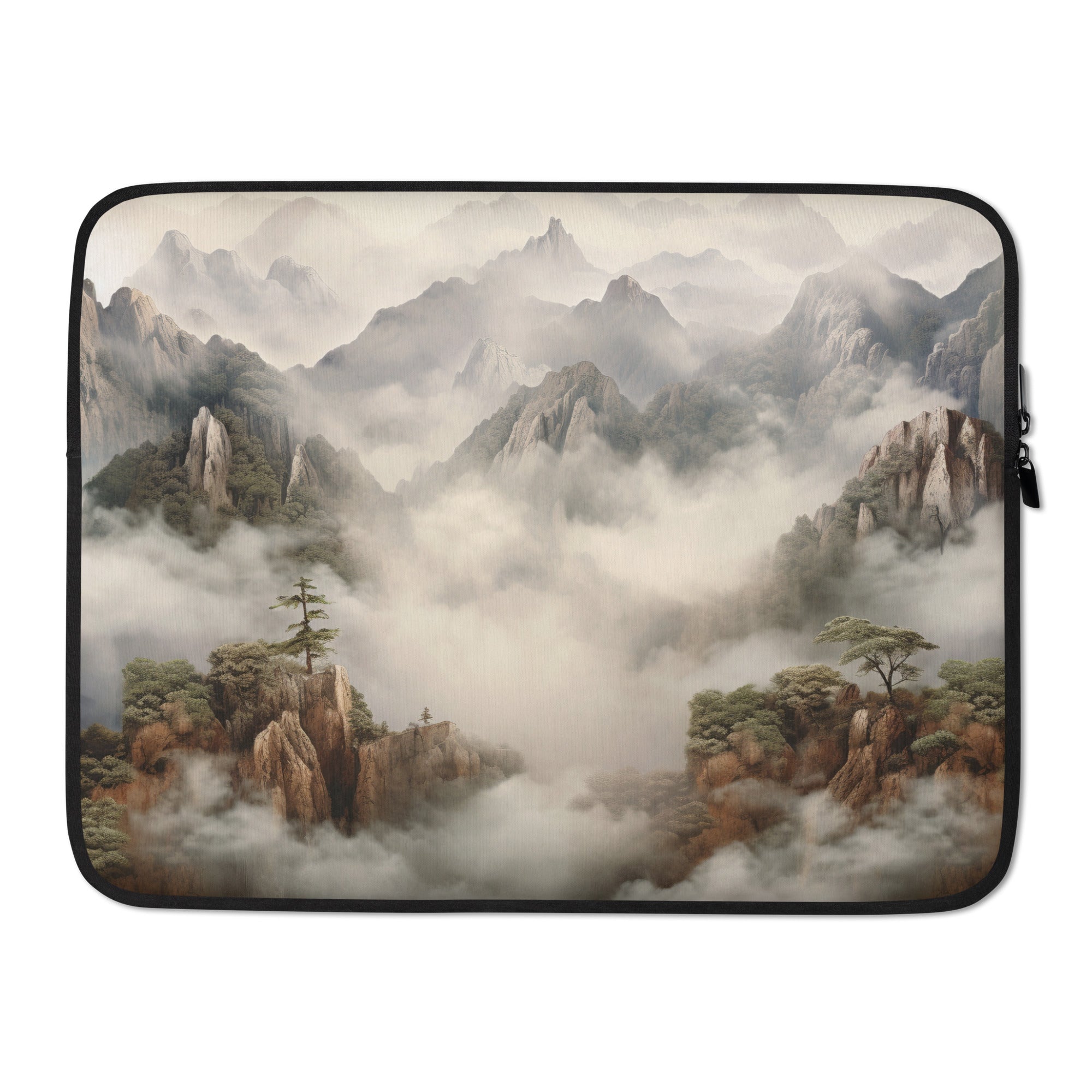 The Rocky Mountains USA Laptop Sleeve by Visual Verse - Image 1