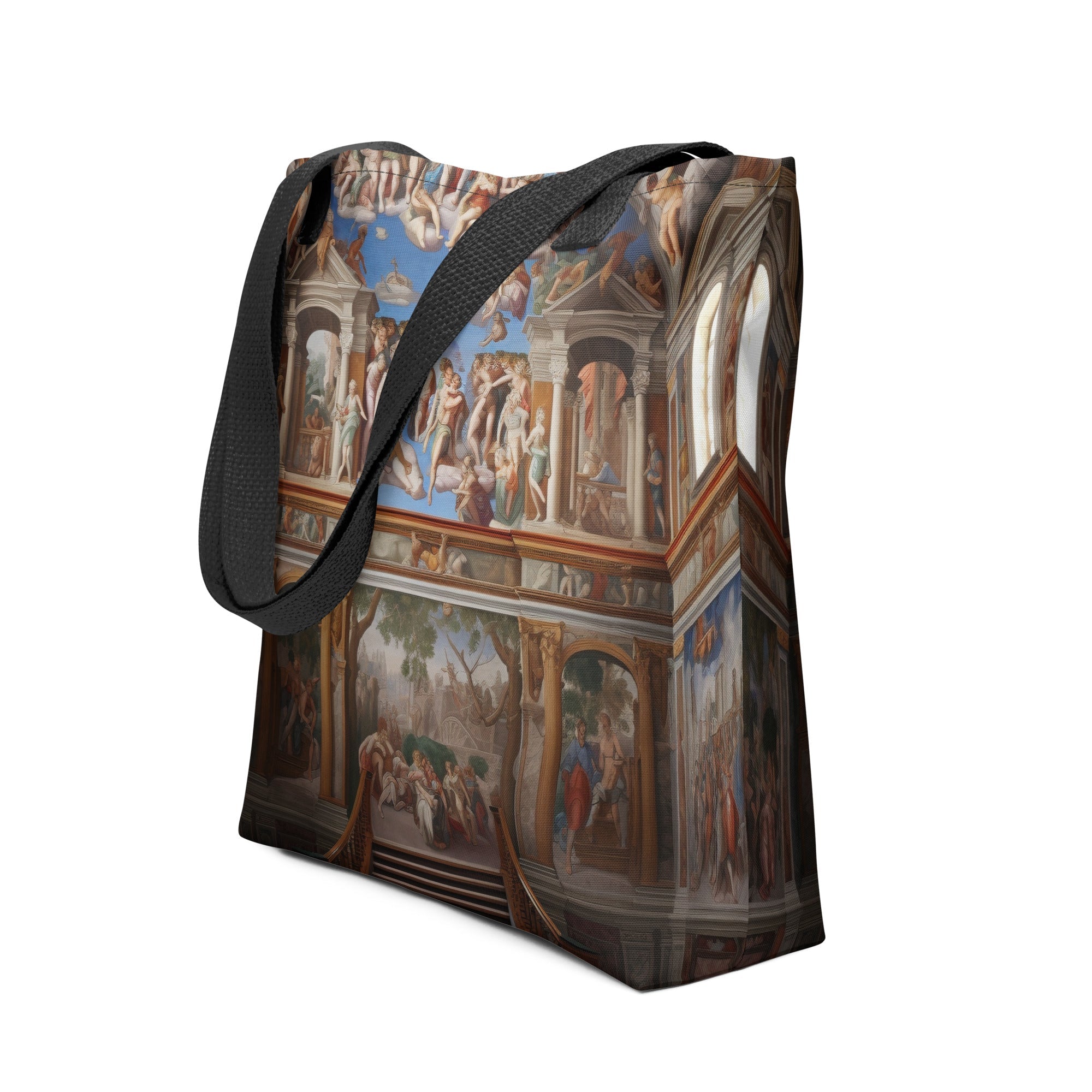 The Sistine Chapel Italy Tote Bag by Visual Verse - Image 1
