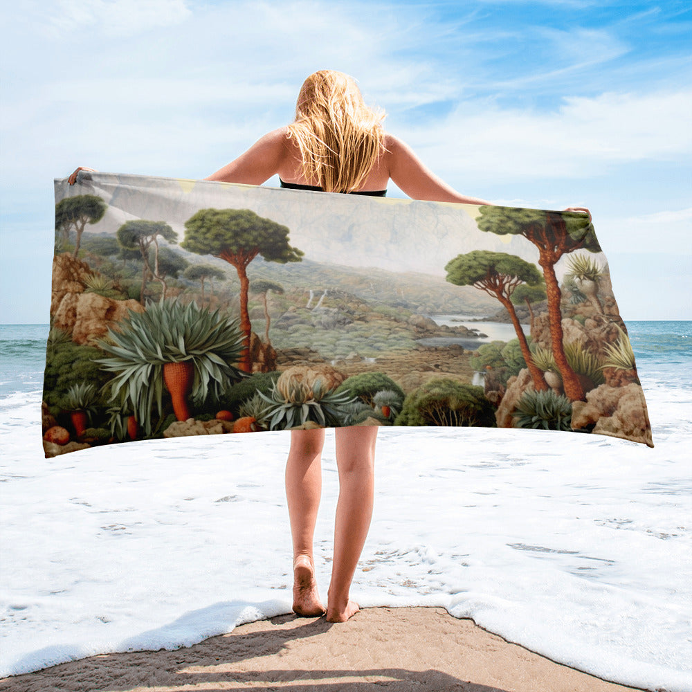 The Socotra Island Yemen Beach Towel by Visual Verse - Image 1
