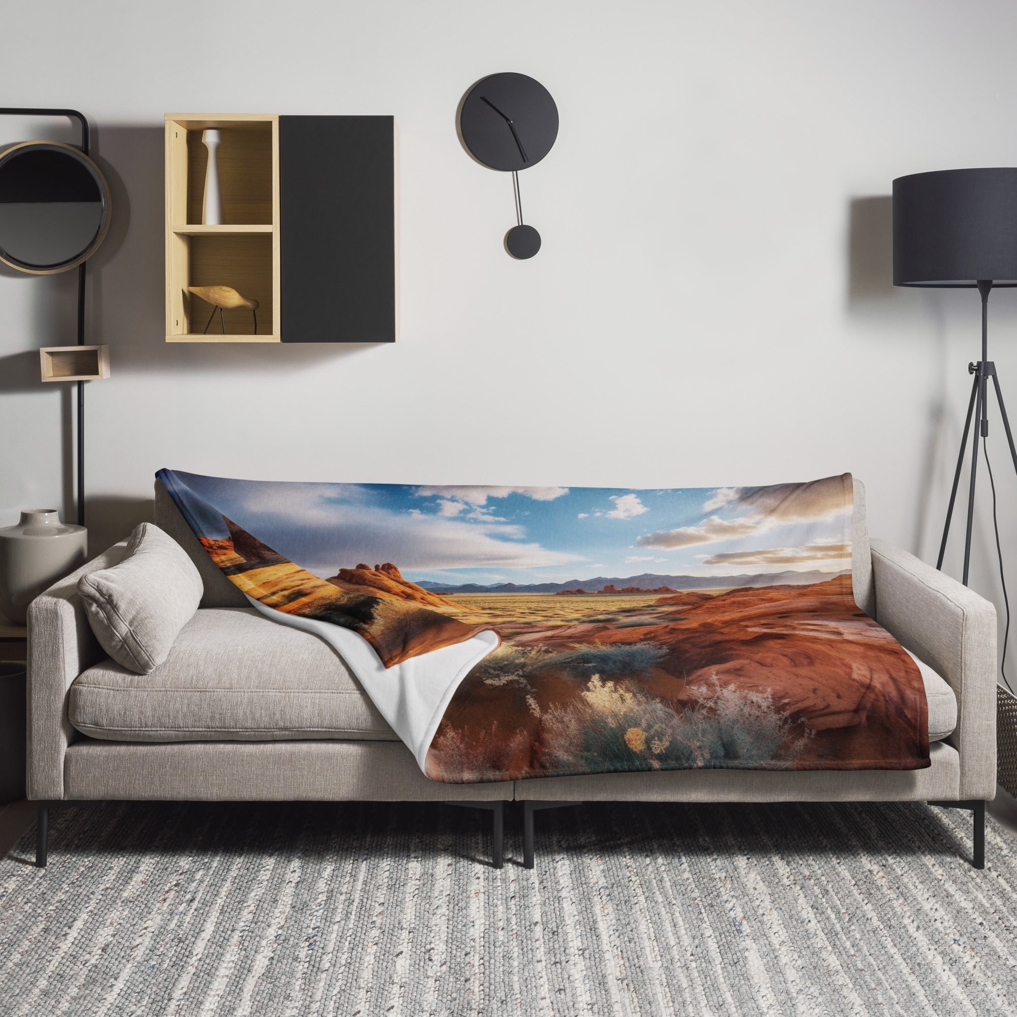 The Valley of Fire State Park USA Blanket by Visual Verse - Image 1