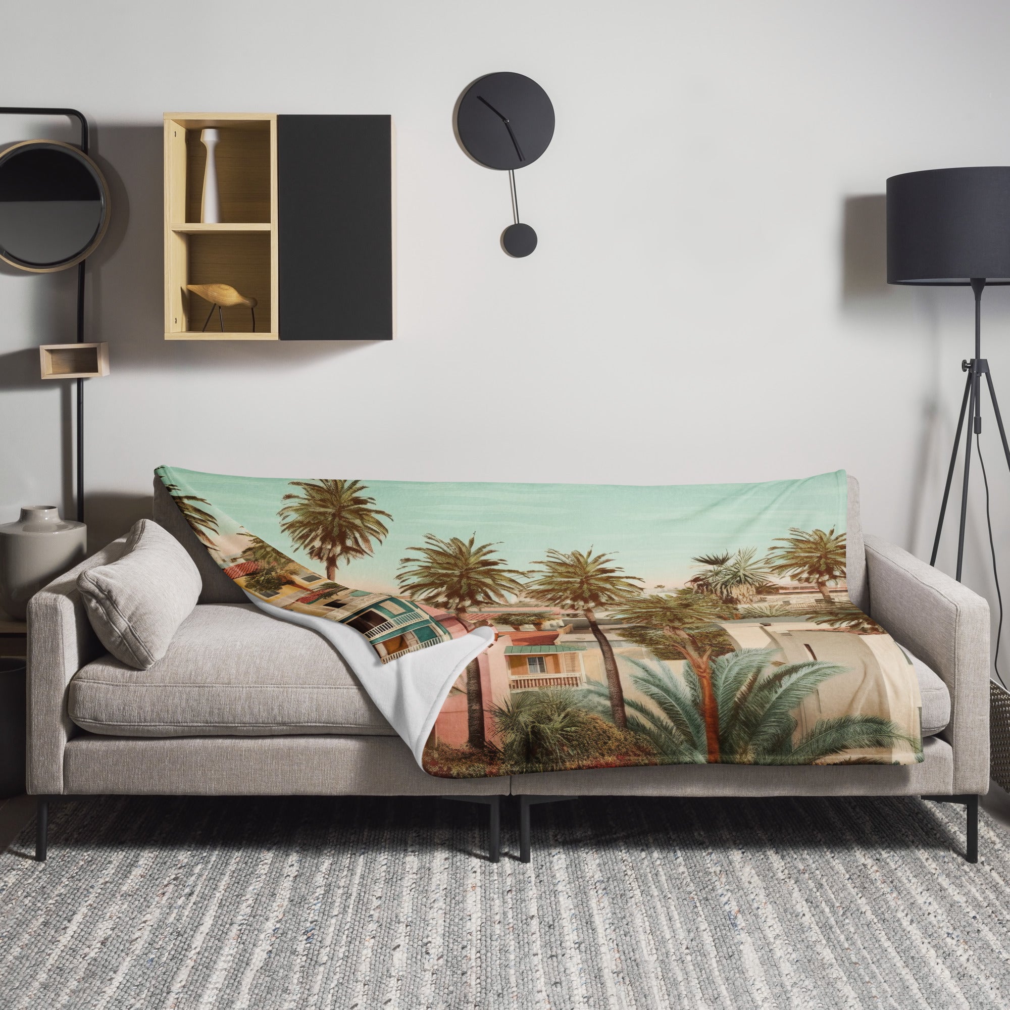 The Venice Beach USA Blanket by Visual Verse - Image 1