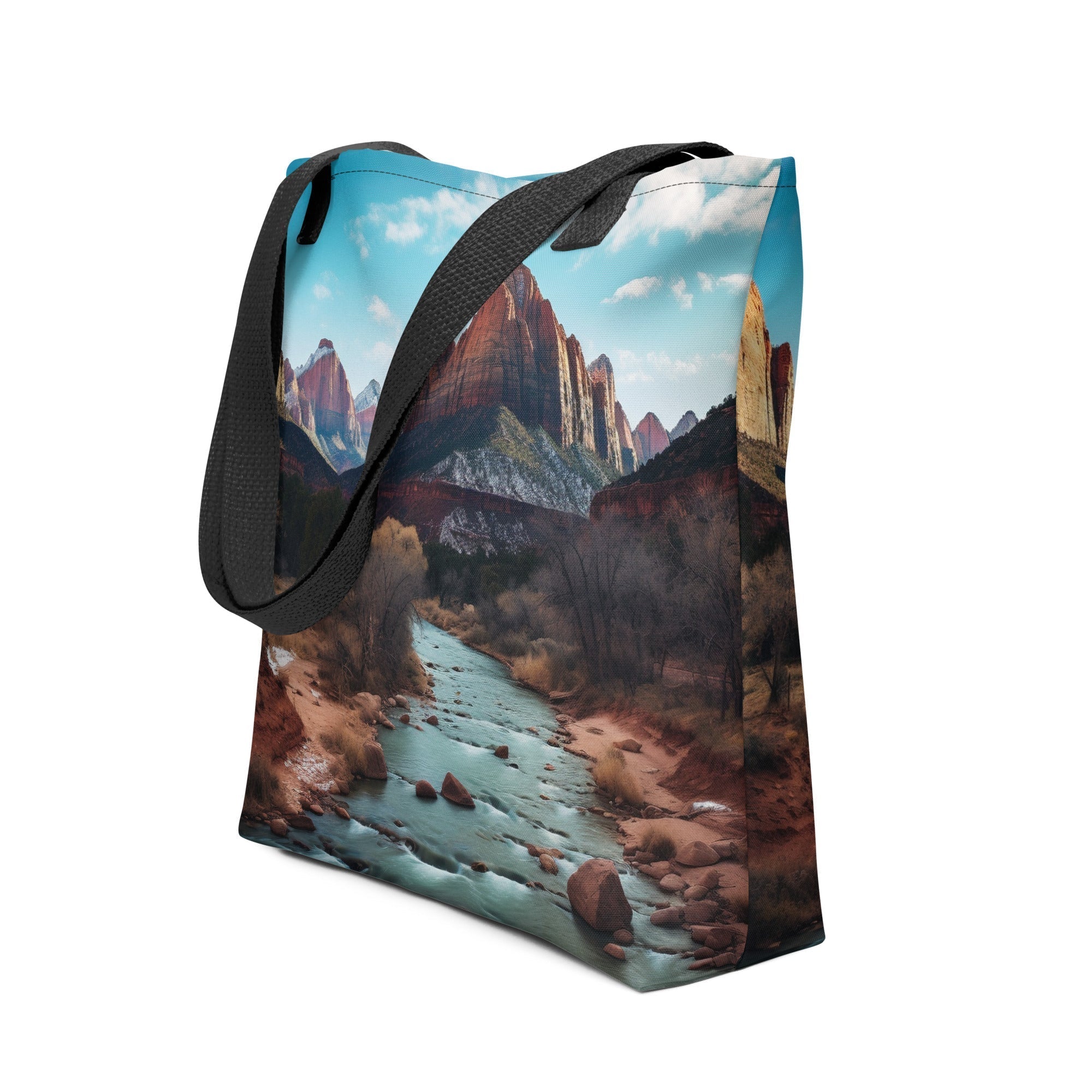 The Zion National Park USA Tote Bag by Visual Verse - Image 1
