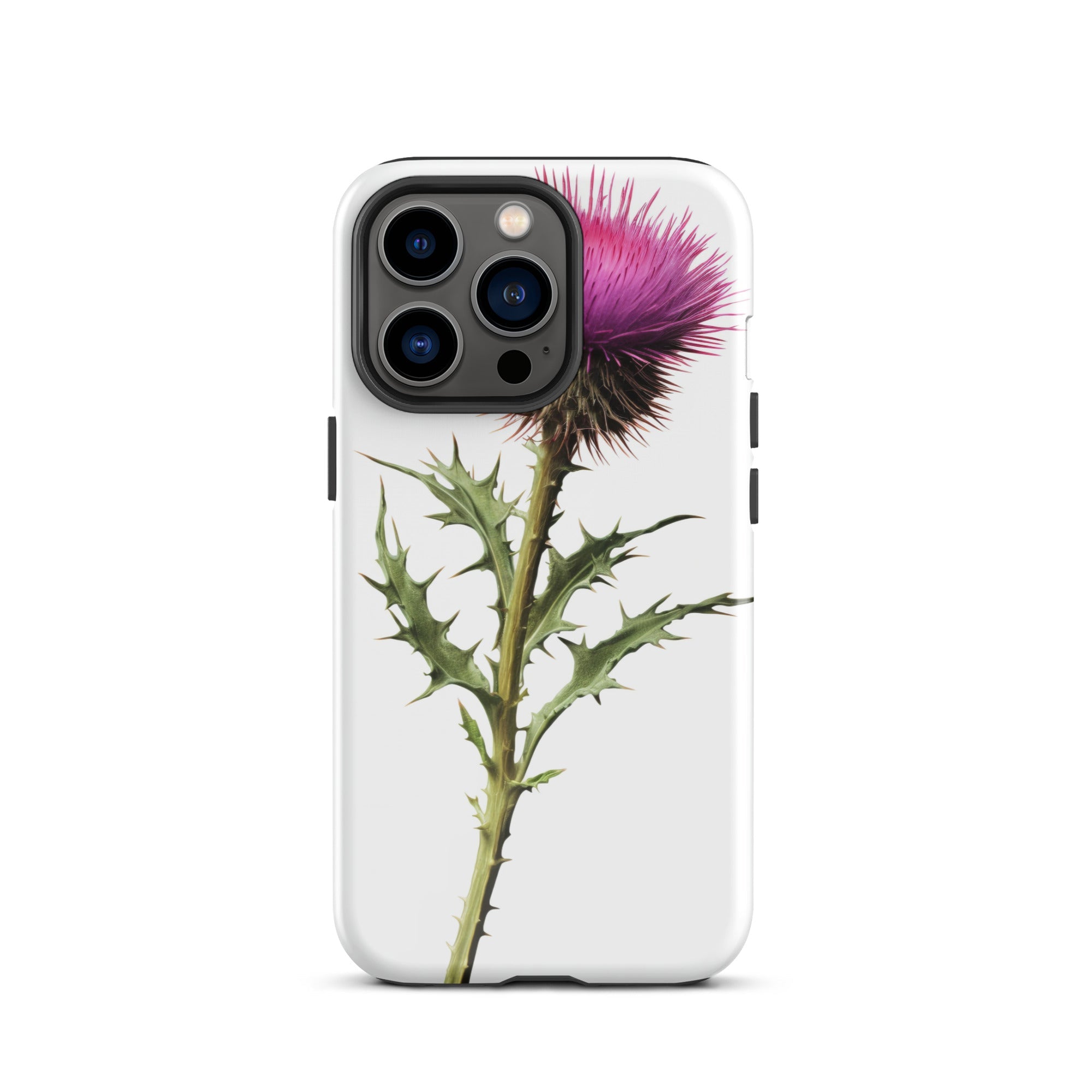Thistle Flower iPhone Case by Visual Verse - Image 19
