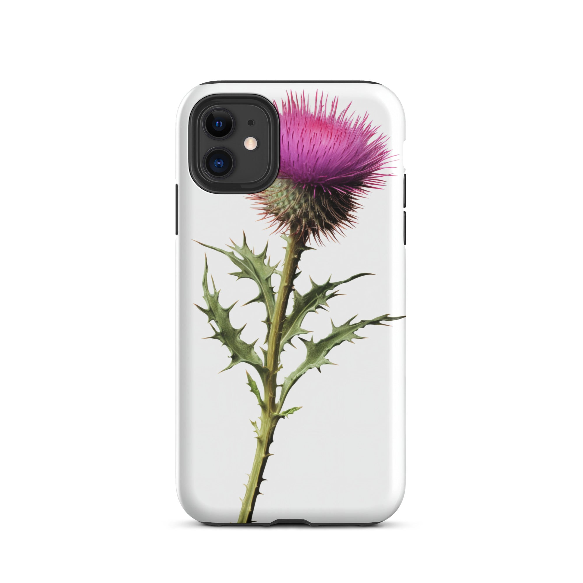 Thistle Flower iPhone Case by Visual Verse - Image 2