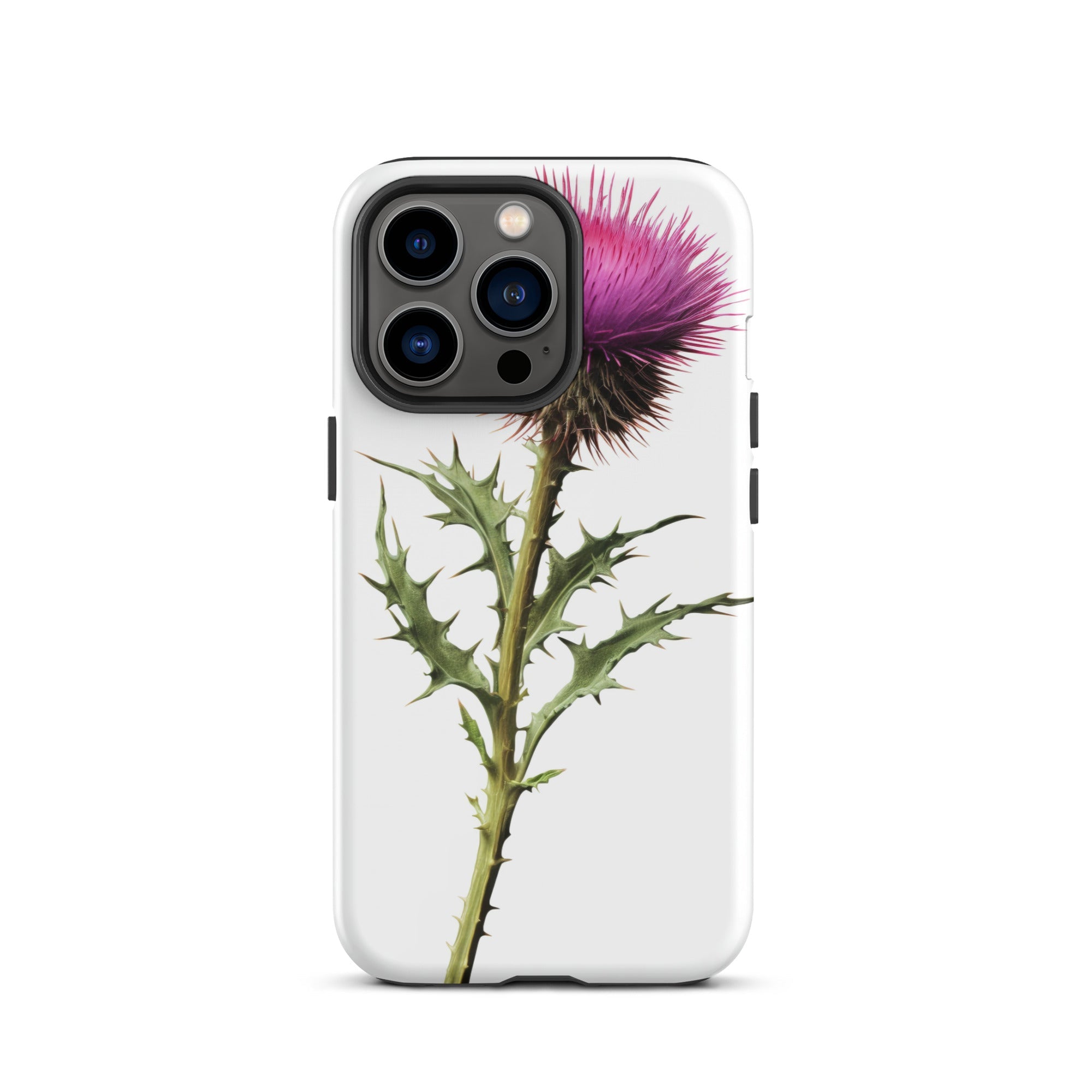 Thistle Flower iPhone Case by Visual Verse - Image 20