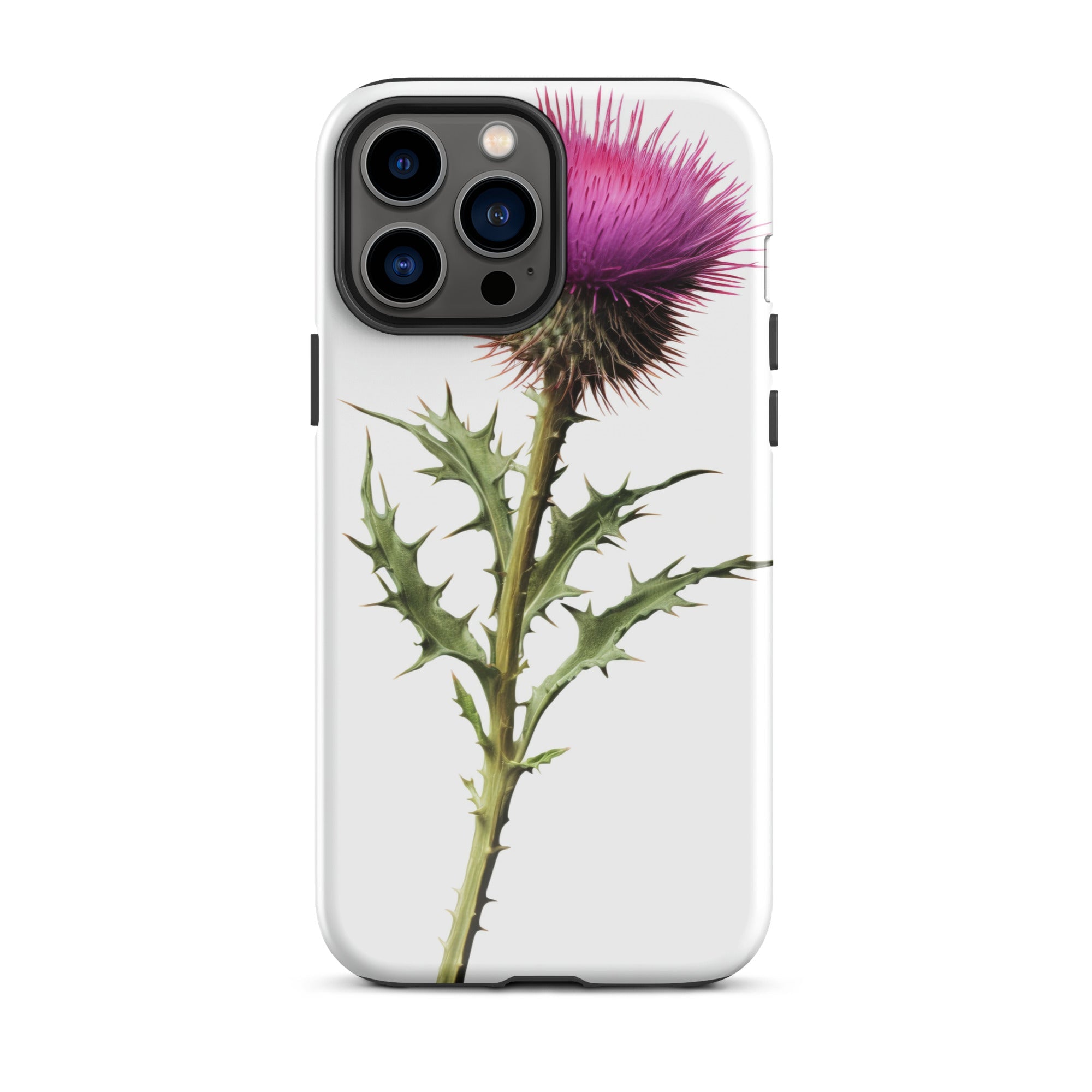 Thistle Flower iPhone Case by Visual Verse - Image 21