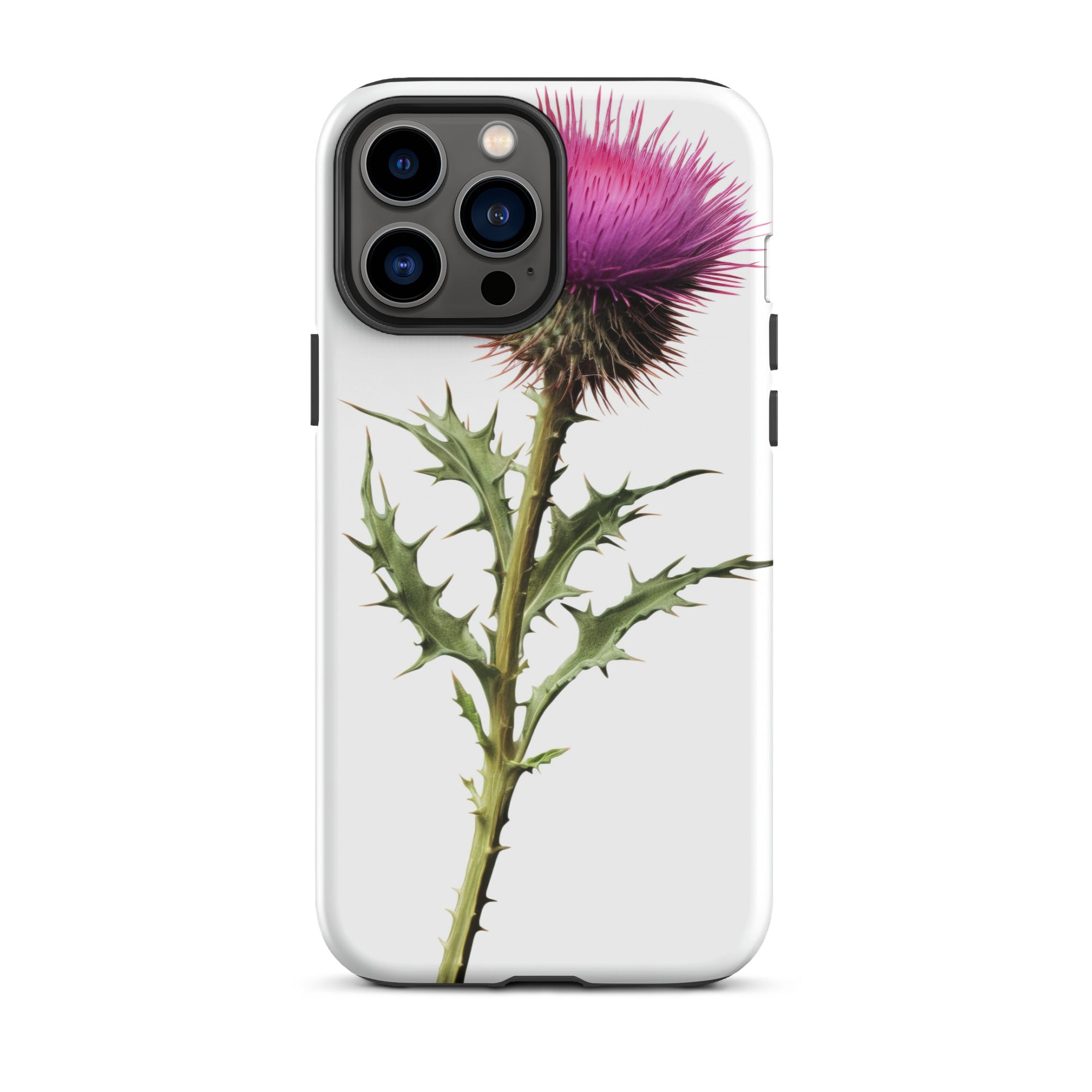 Thistle Flower iPhone Case by Visual Verse - Image 22