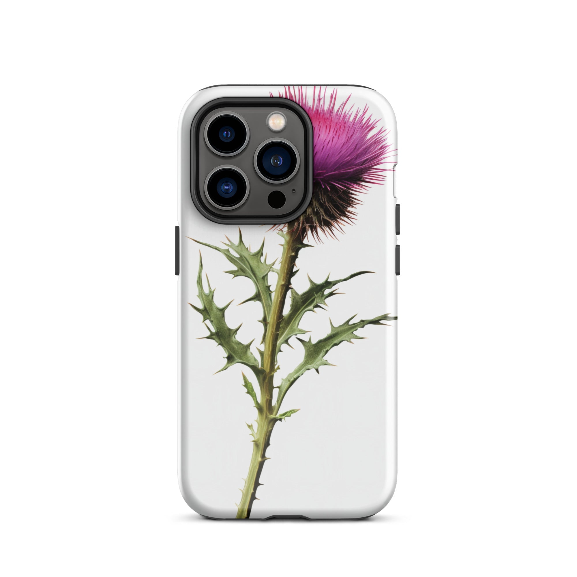Thistle Flower iPhone Case by Visual Verse - Image 27