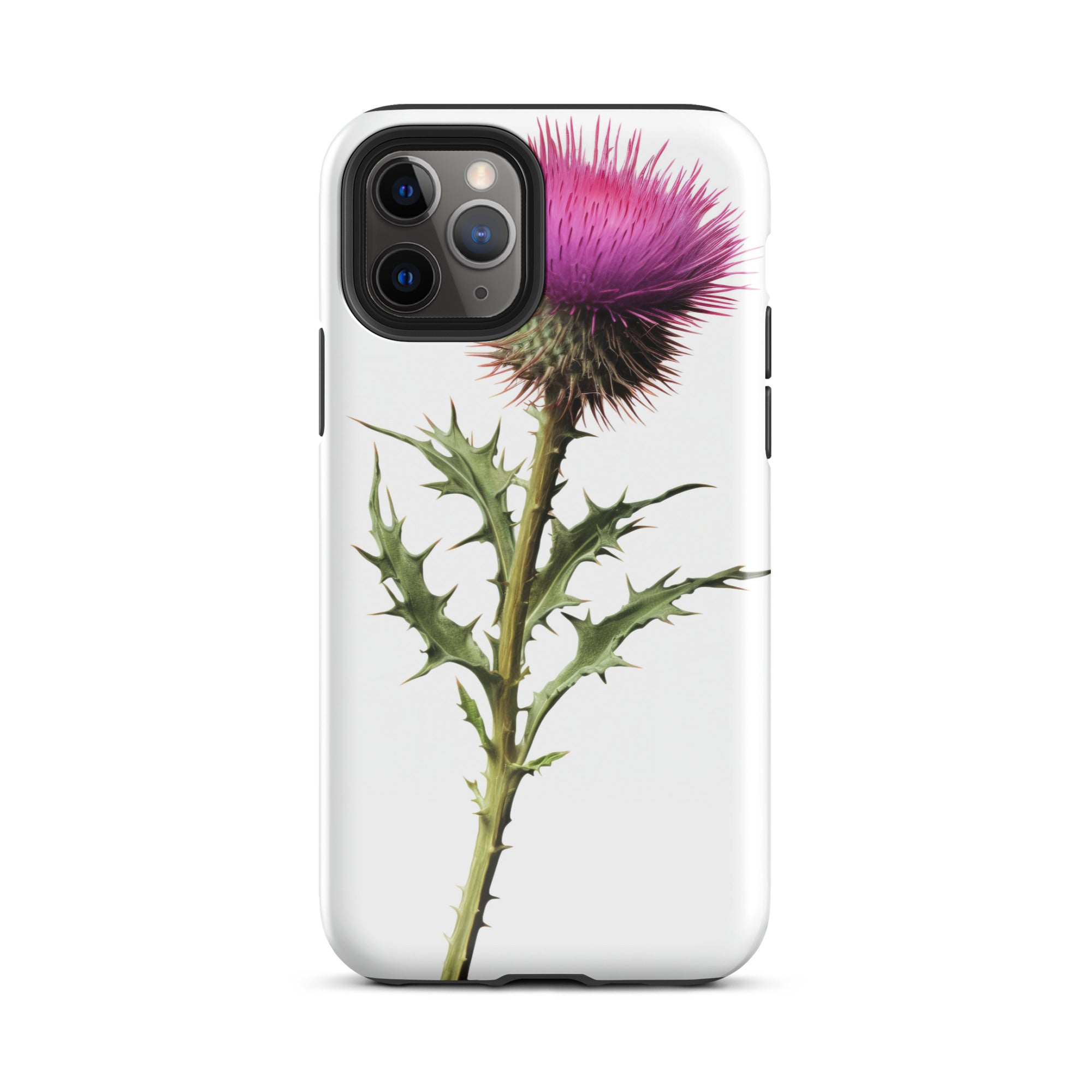 Thistle Flower iPhone Case by Visual Verse - Image 3