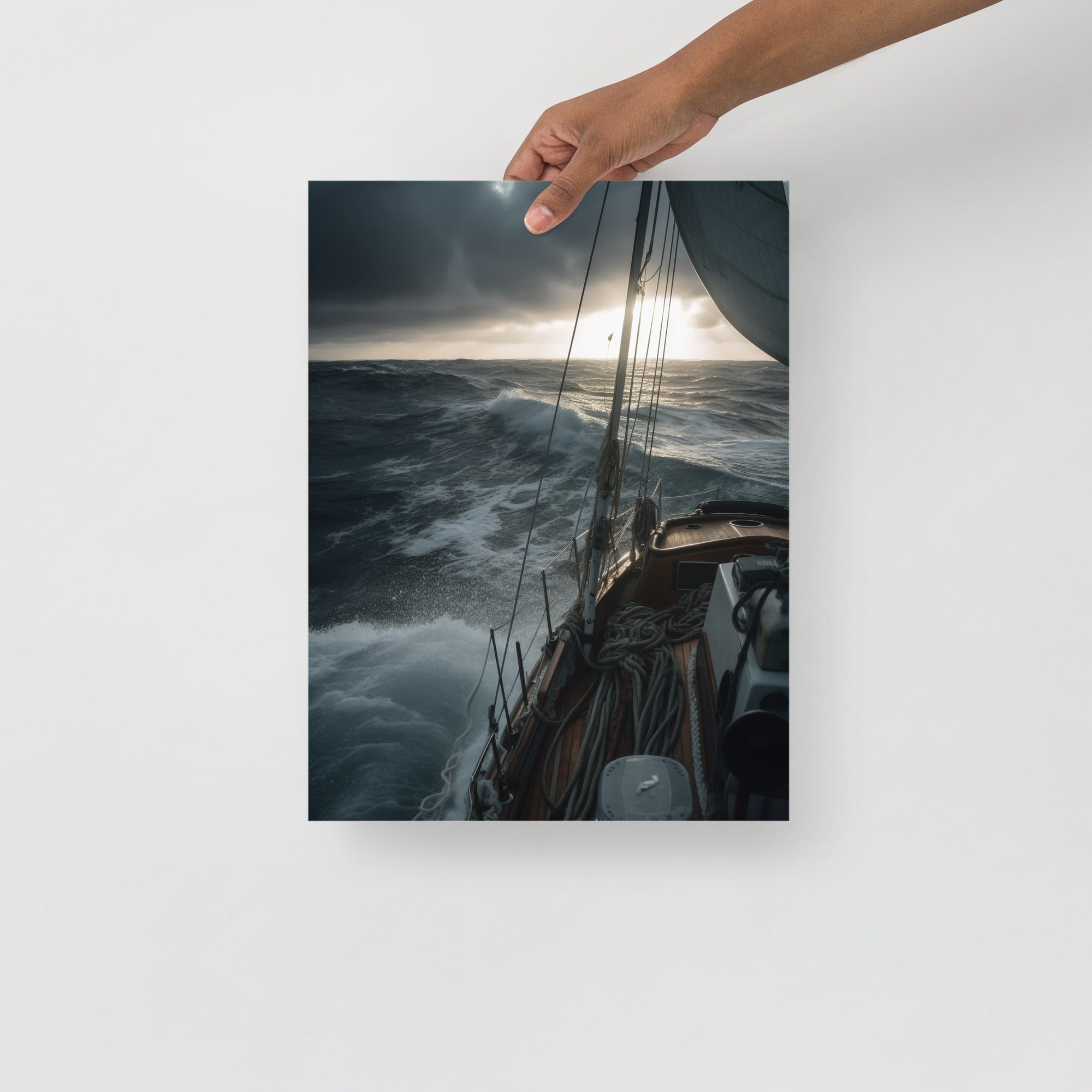Thrilling Sailing Adventure Art Poster by Visual Verse - Image 4