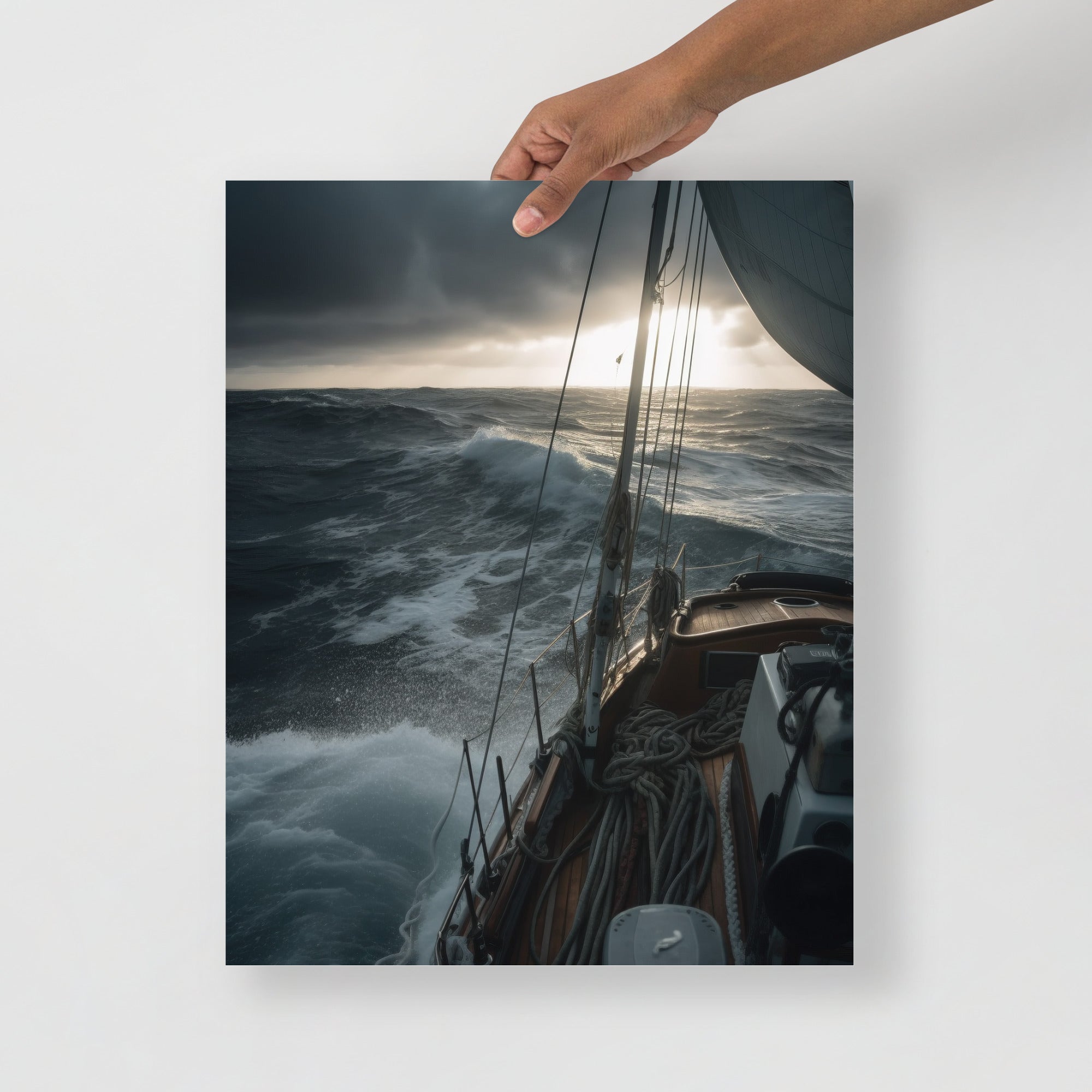 Thrilling Sailing Adventure Art Poster by Visual Verse - Image 6