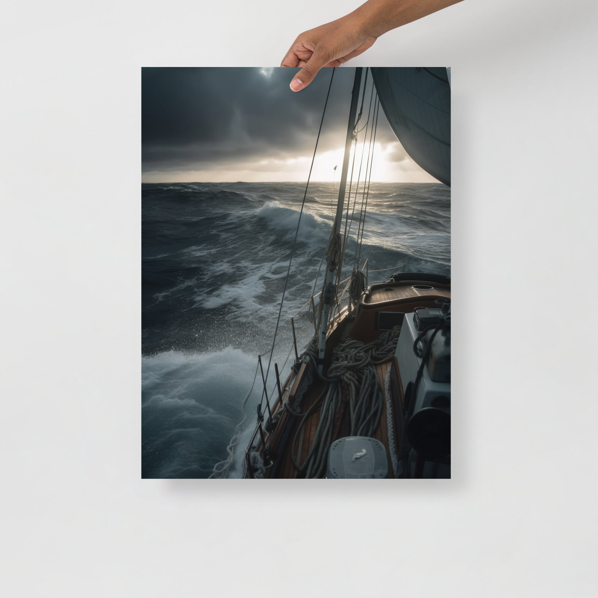 Thrilling Sailing Adventure Art Poster by Visual Verse - Image 7