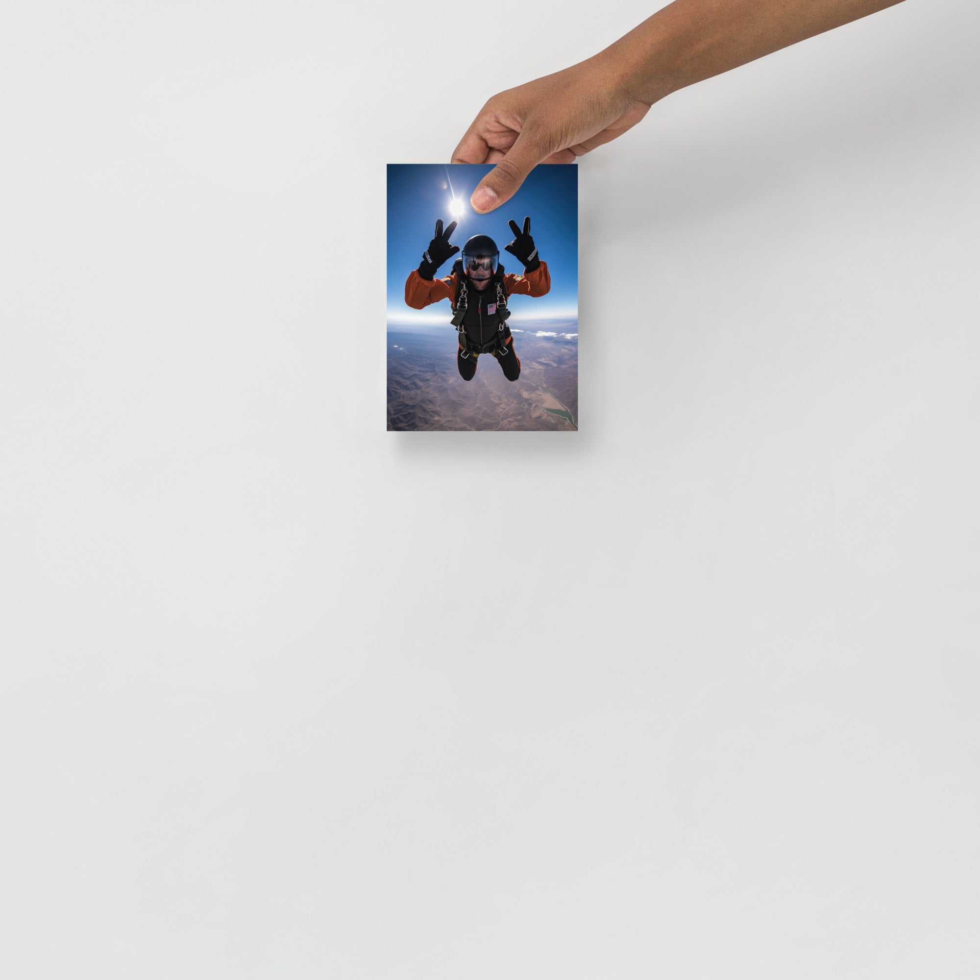 Thrilling Skydiving Adventure Art Poster by Visual Verse - Image 8