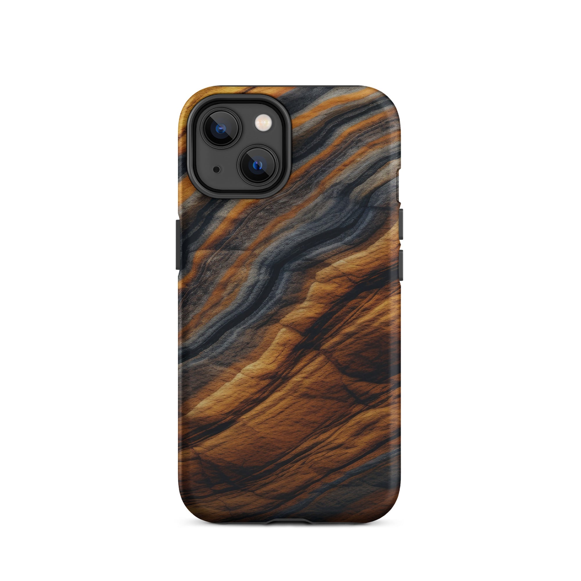 Tiger Eye Granite iPhone Case by Visual Verse - Image 24