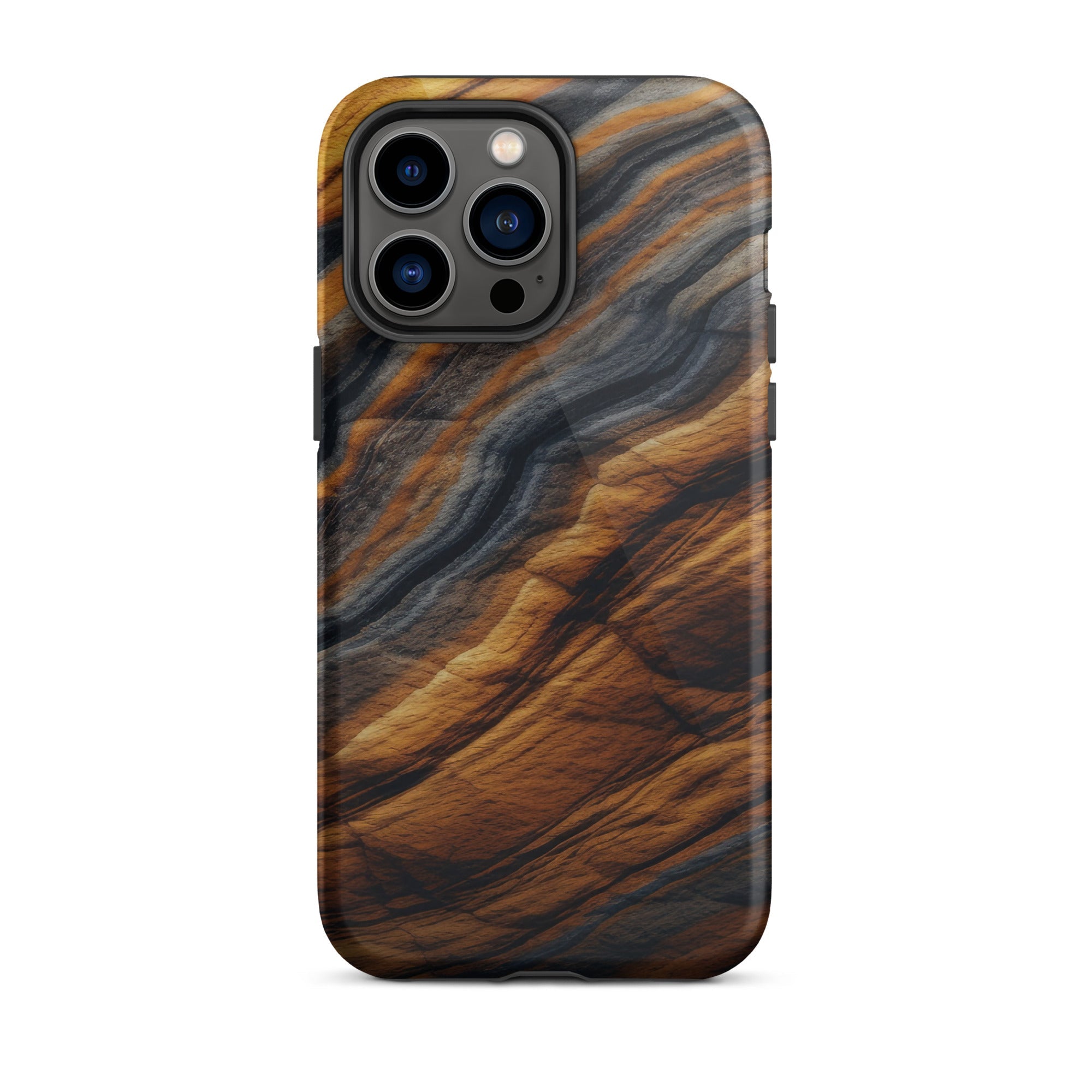 Tiger Eye Granite iPhone Case by Visual Verse - Image 29