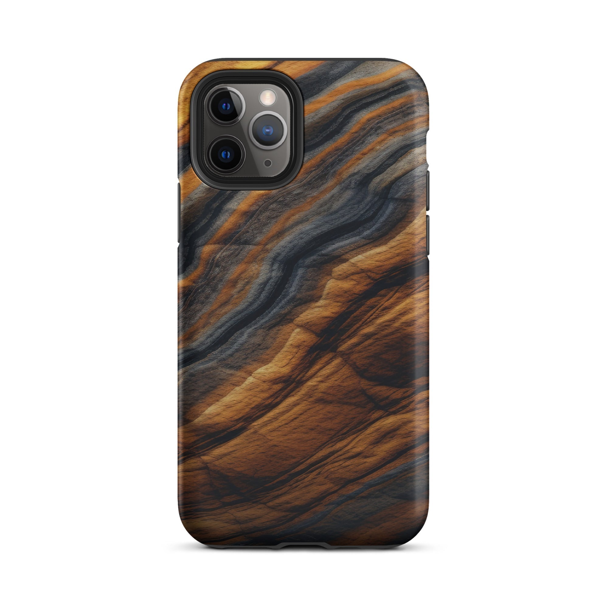 Tiger Eye Granite iPhone Case by Visual Verse - Image 4