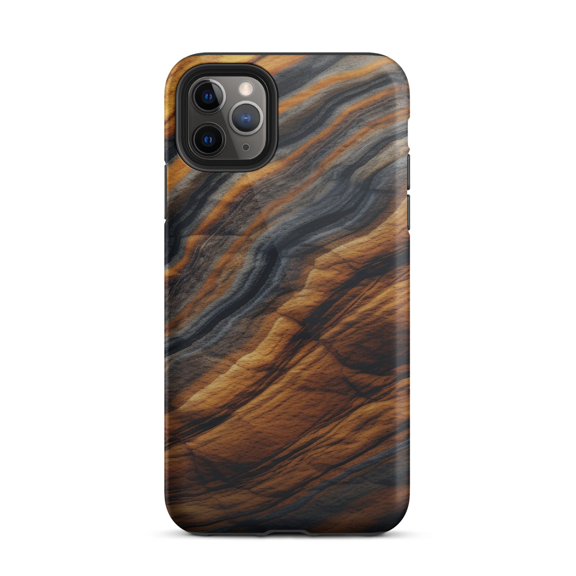 Tiger Eye Granite iPhone Case by Visual Verse - Image 5