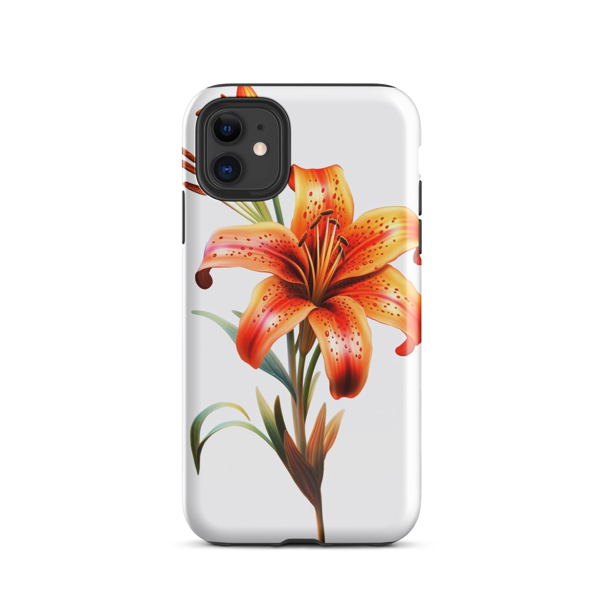 Tiger Lily Flower iPhone Case by Visual Verse - Image 1
