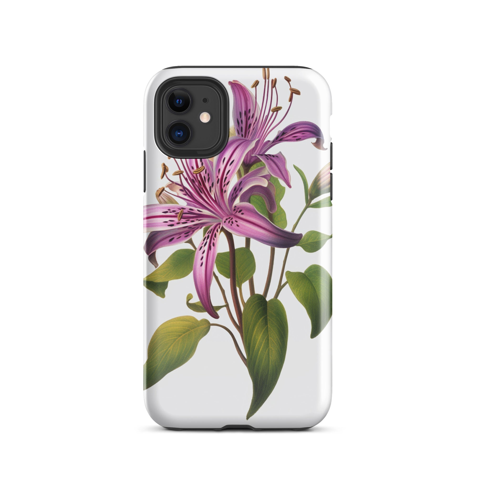 Toad Lily Flower iPhone Case by Visual Verse - Image 1