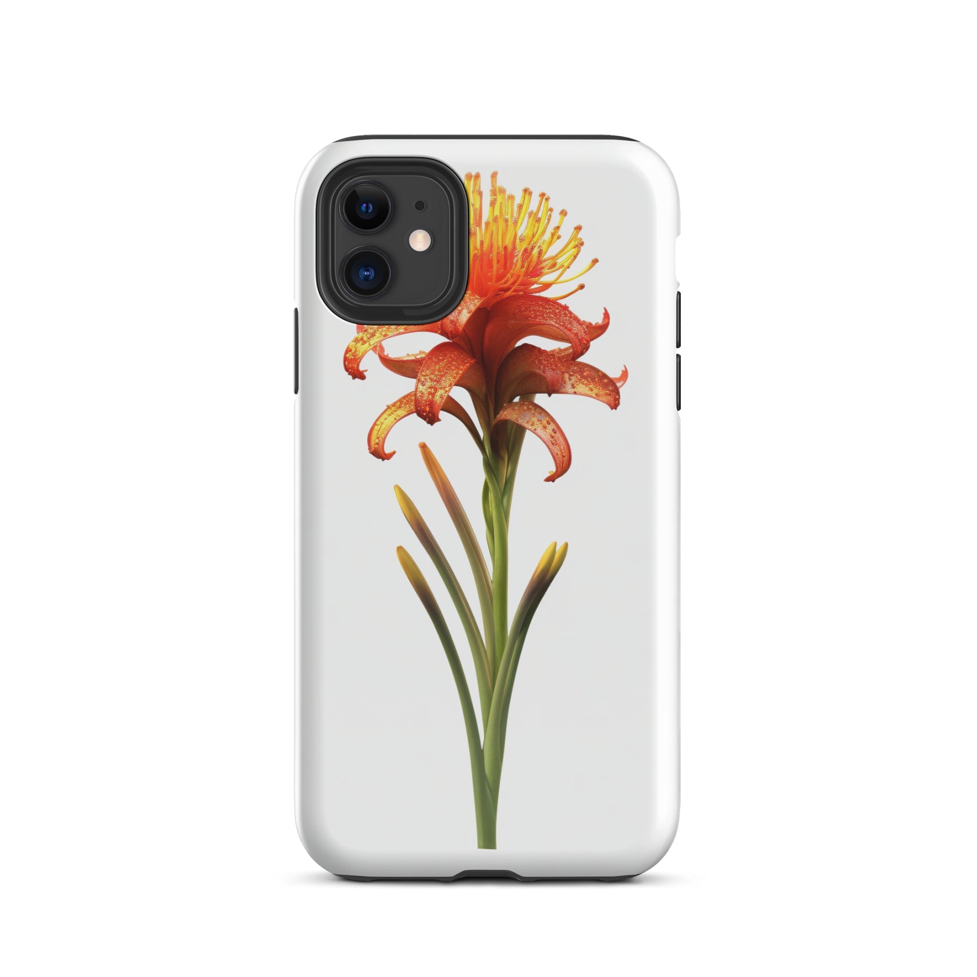 Torch Lily Flower iPhone Case by Visual Verse - Image 1