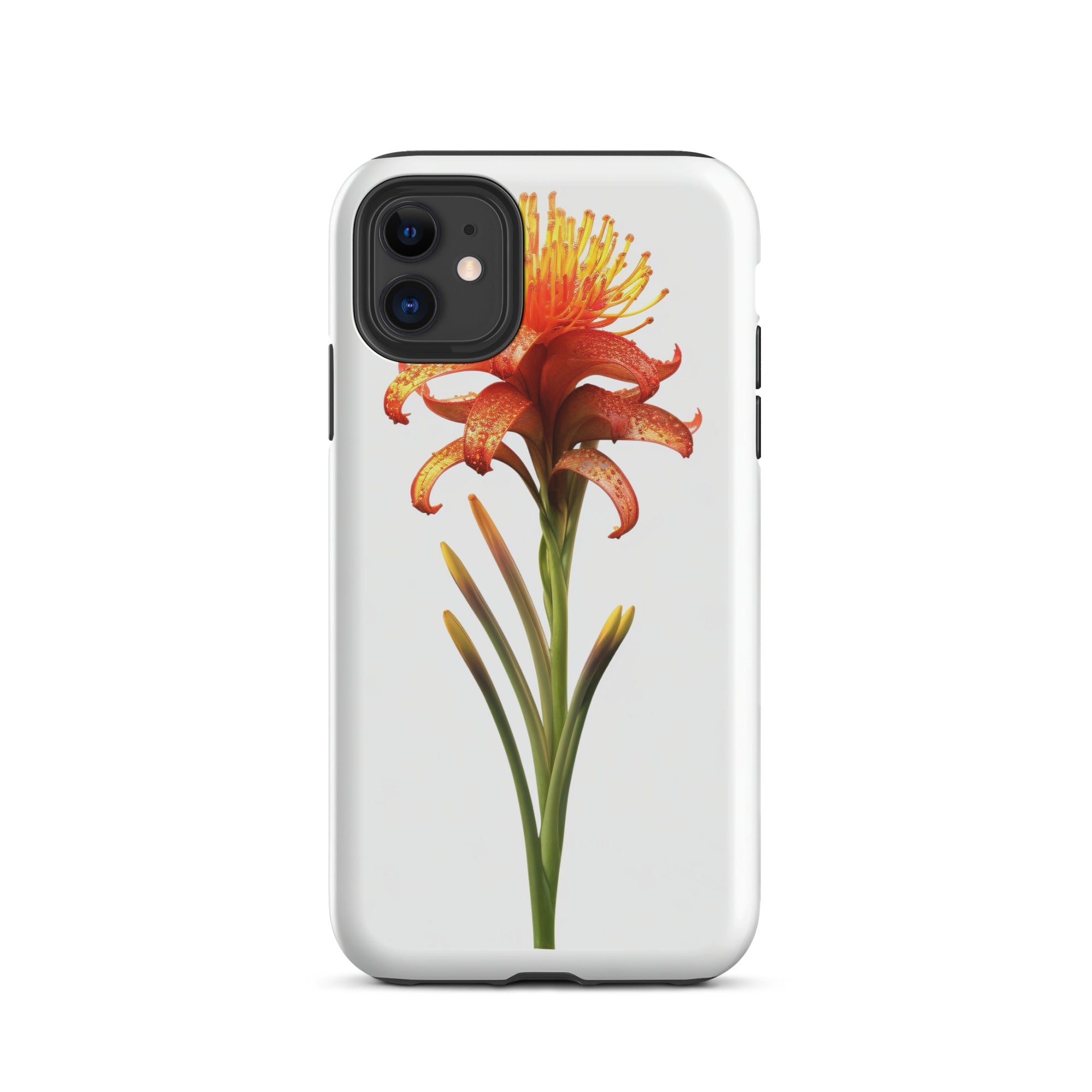 Torch Lily Flower iPhone Case by Visual Verse - Image 2
