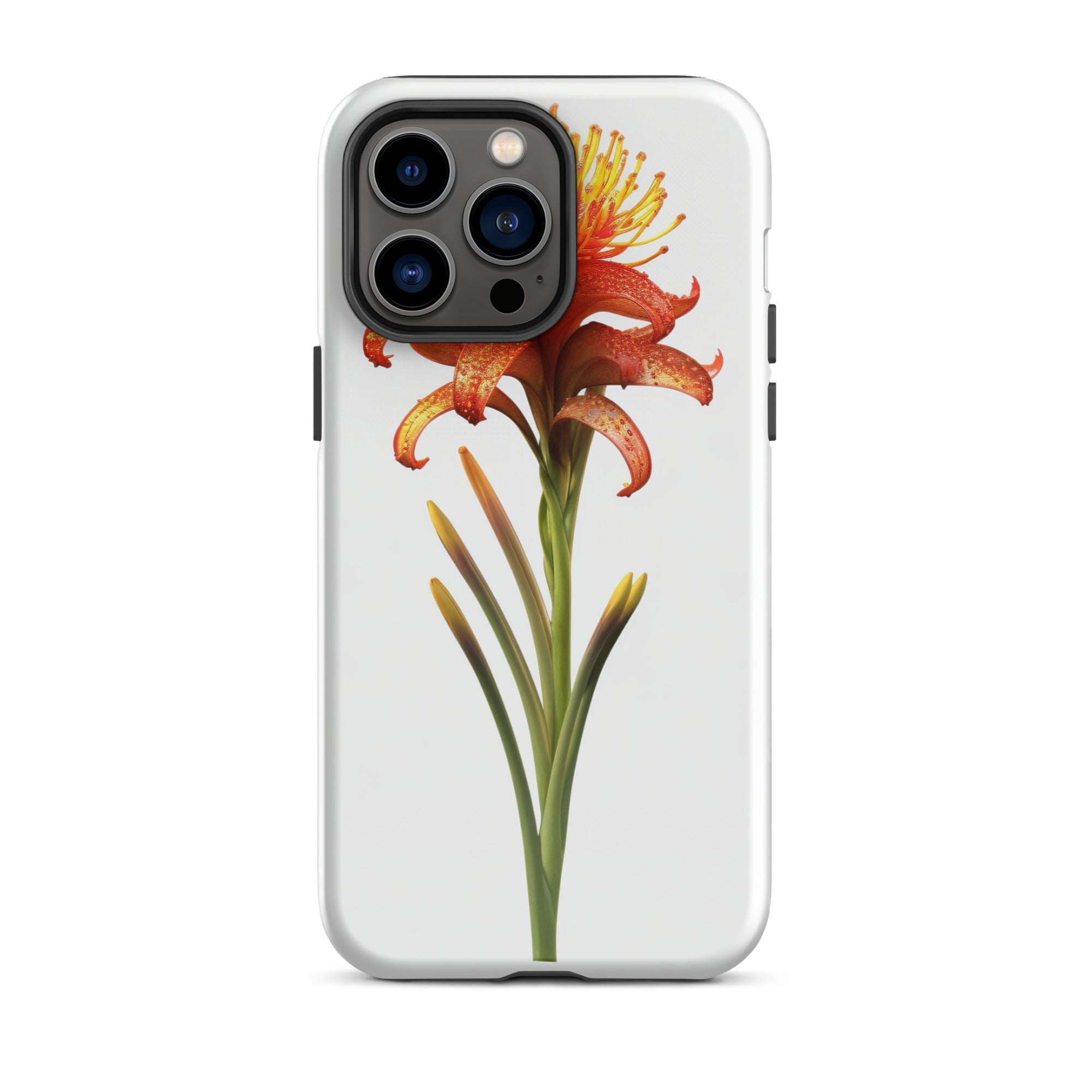 Torch Lily Flower iPhone Case by Visual Verse - Image 29