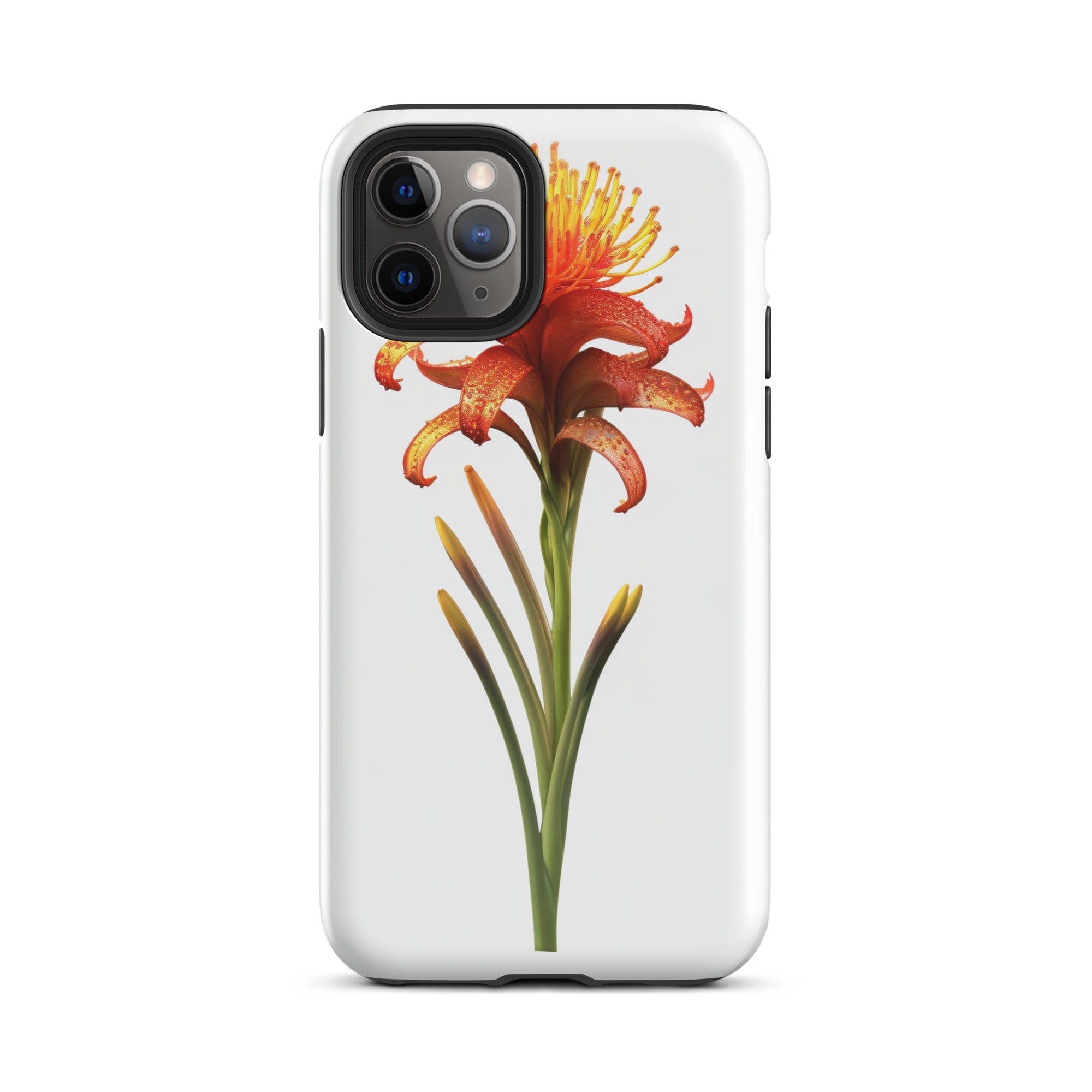 Torch Lily Flower iPhone Case by Visual Verse - Image 3