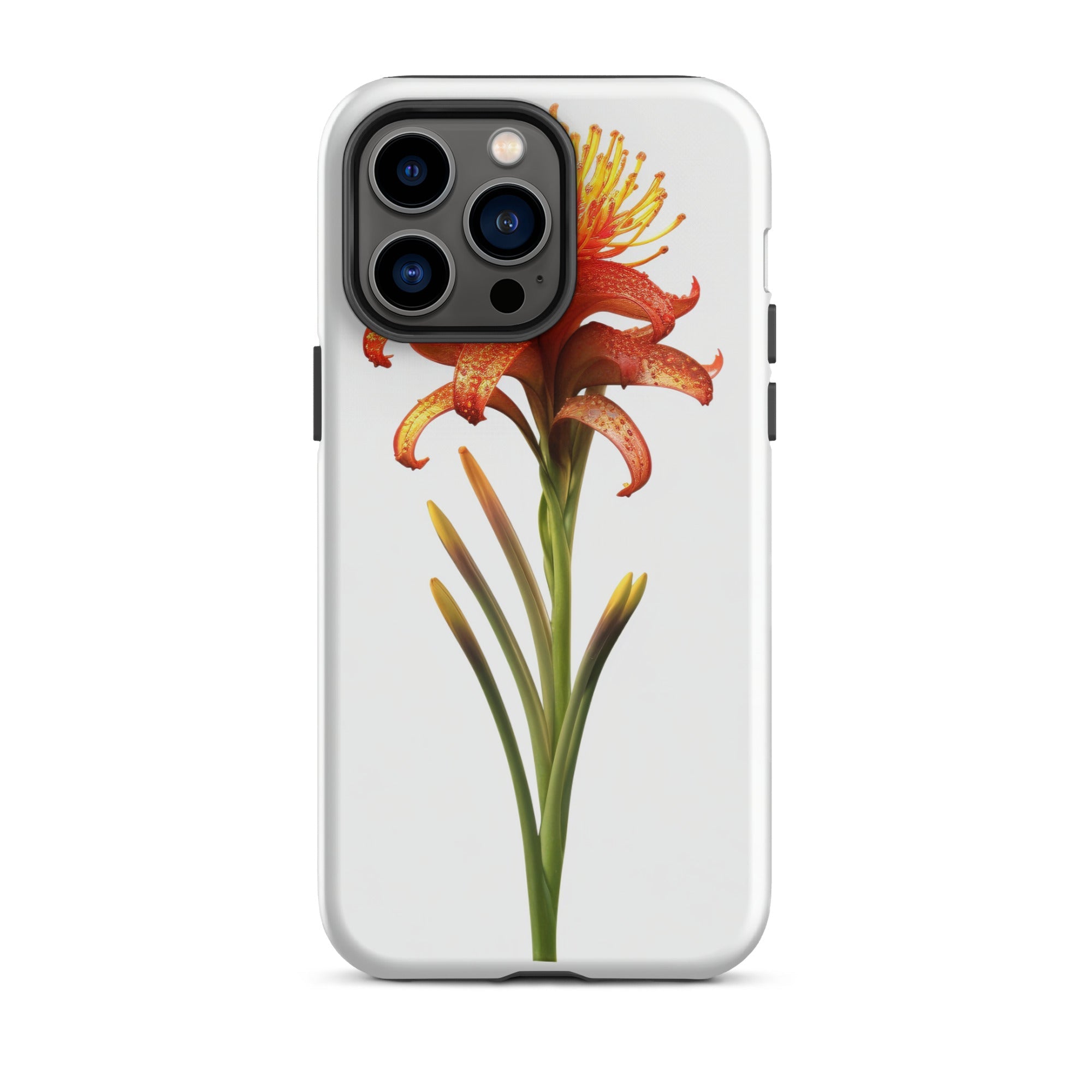 Torch Lily Flower iPhone Case by Visual Verse - Image 30