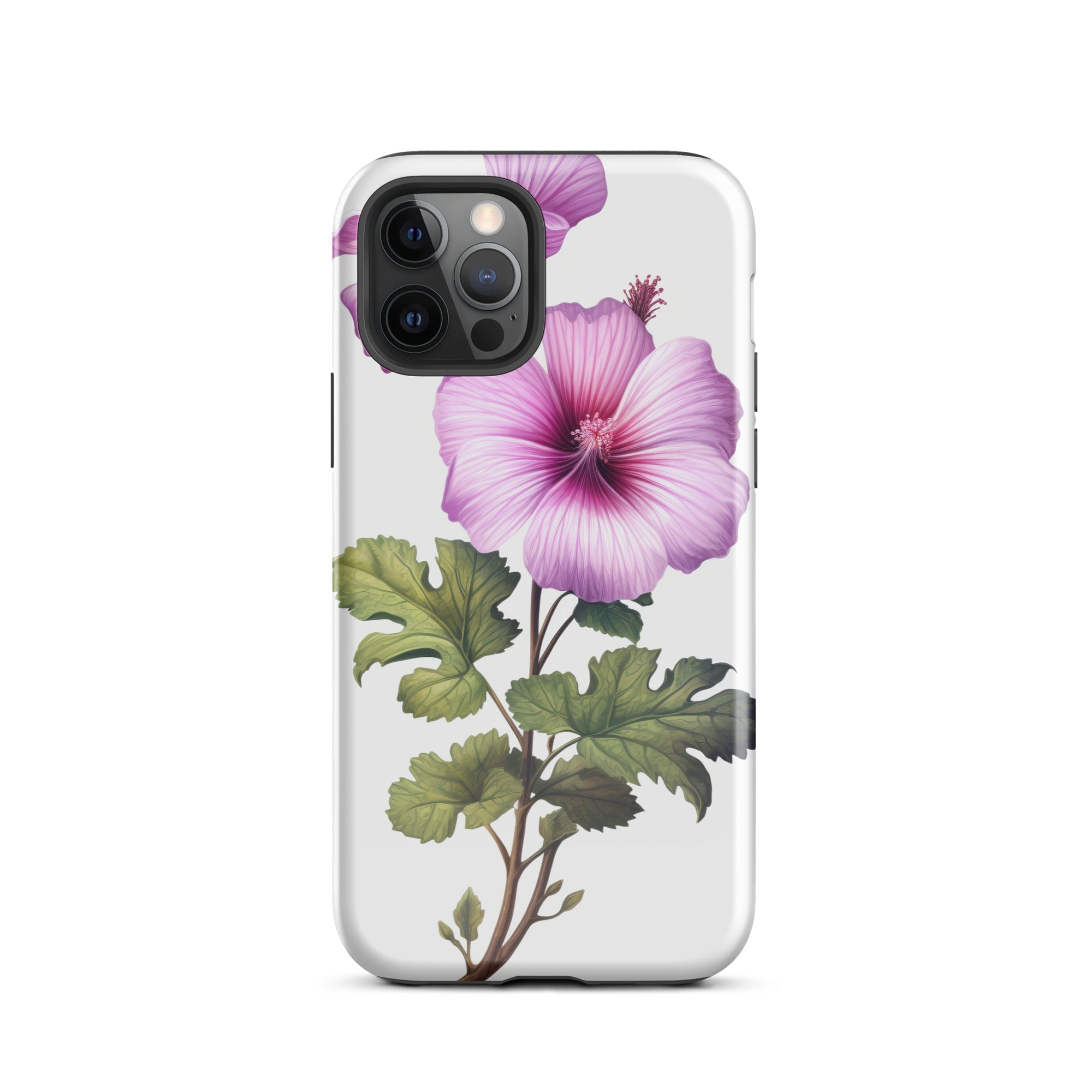 Tree Mallow Flower iPhone Case by Visual Verse - Image 11